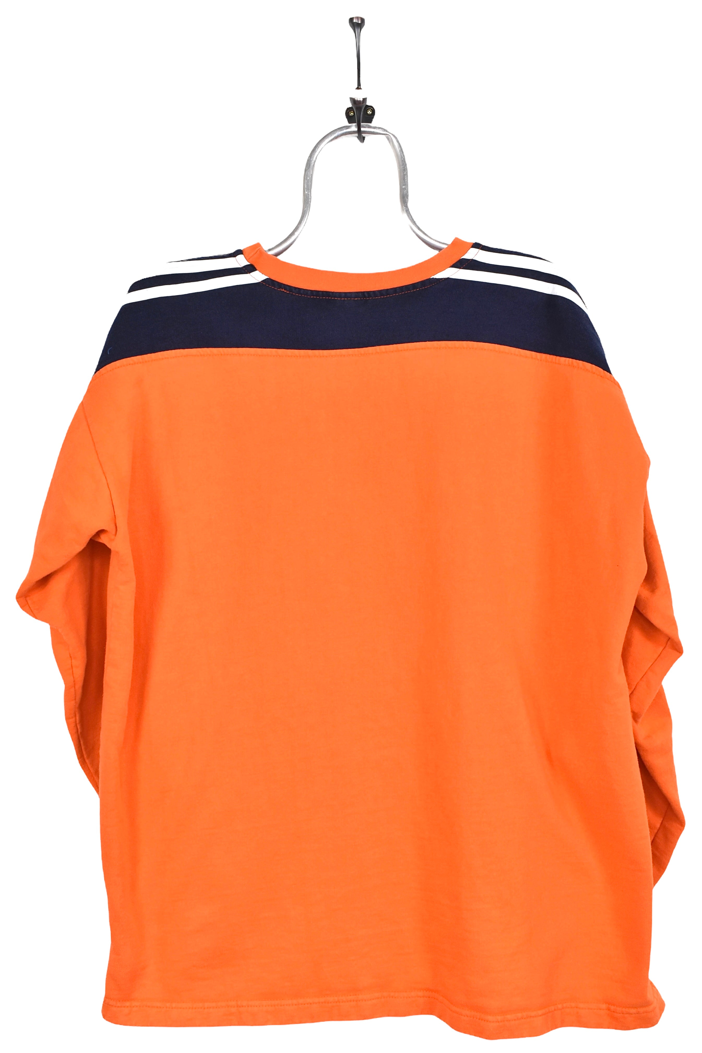 Vintage Adidas sweatshirt, orange embroidered crewneck - AU XL ADIDAS