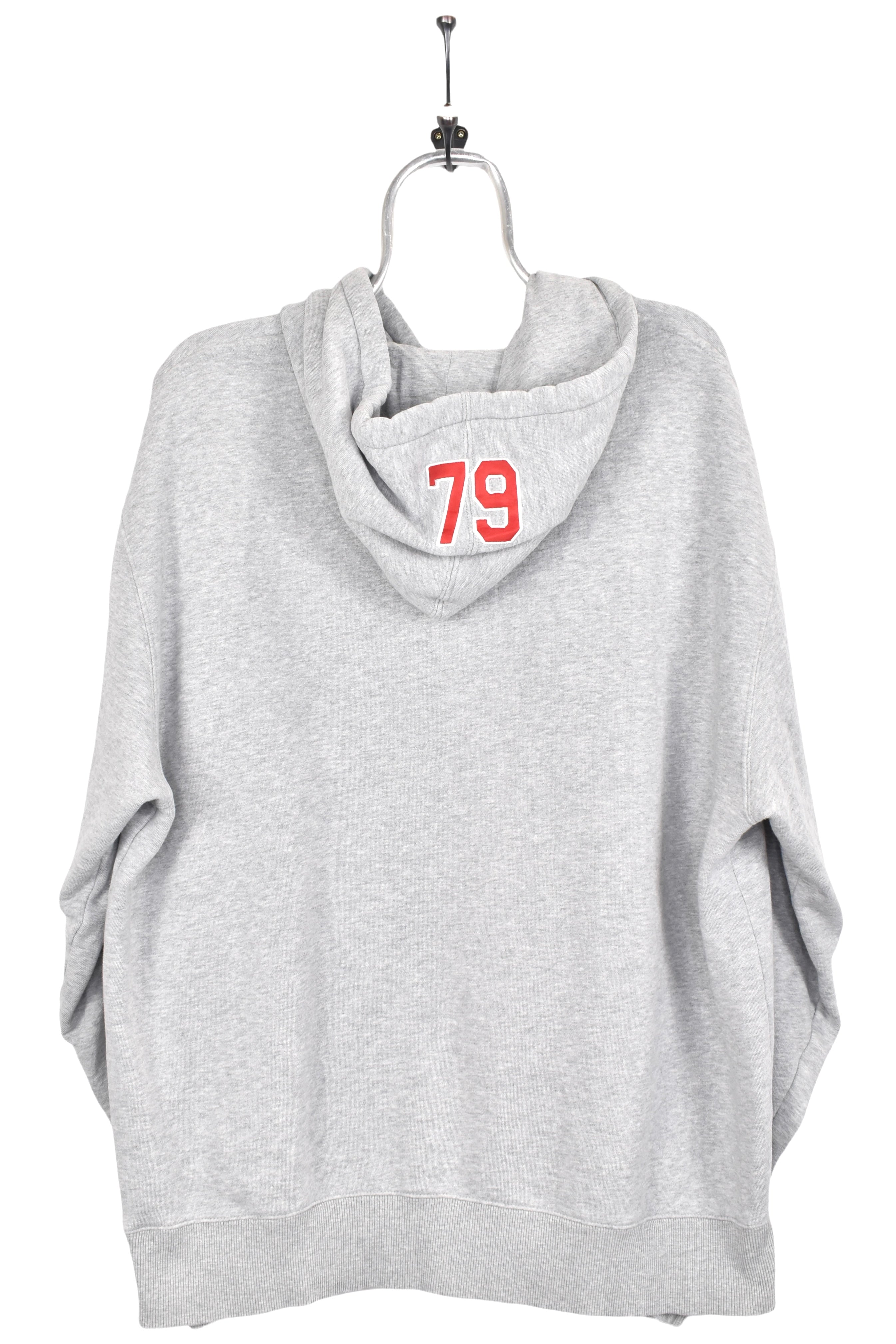 Vintage ESPN hoodie, grey embroidered sweatshirt - AU XL OTHER