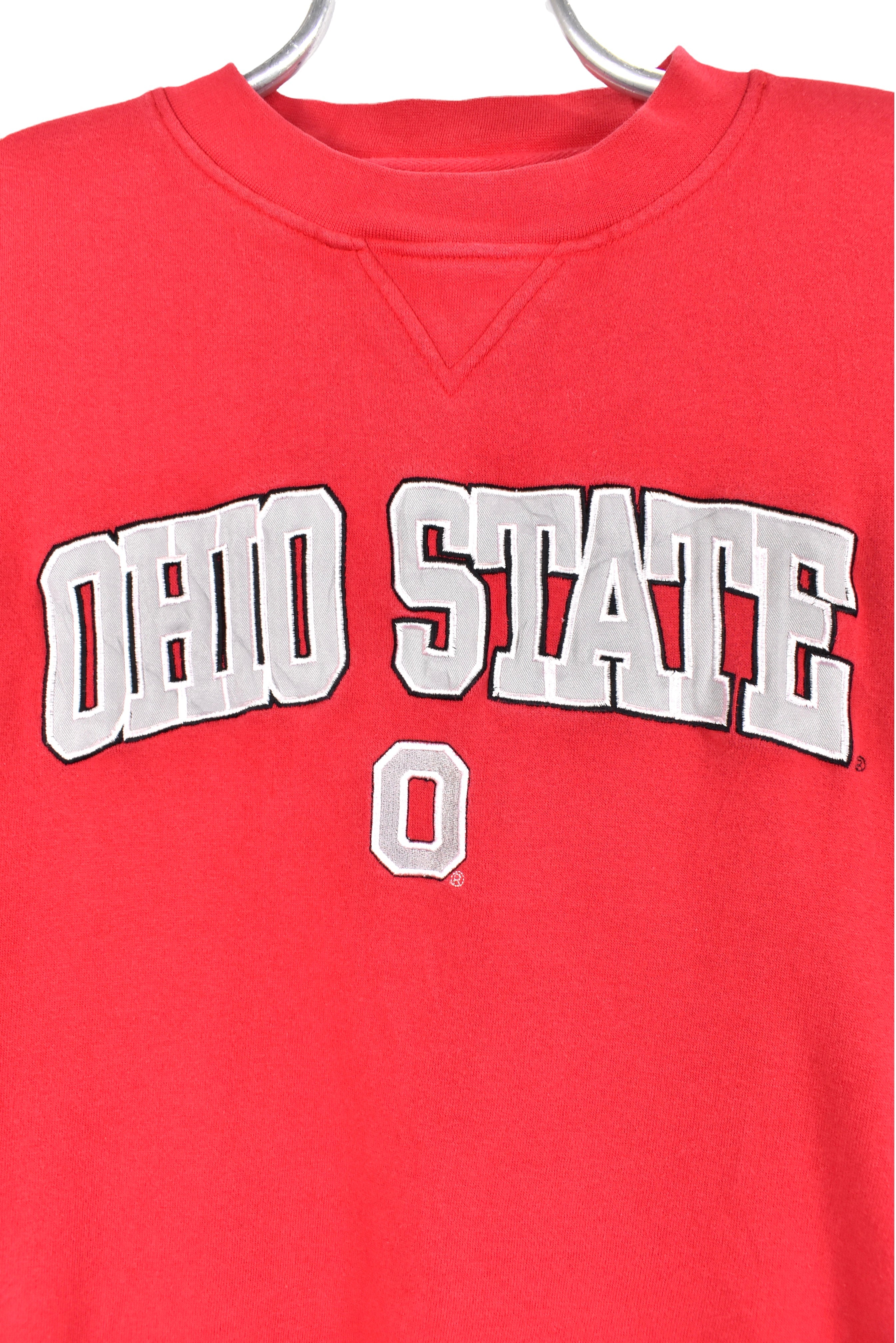 Vintage Ohio State University sweatshirt, red embroidered crewneck - AU XXL COLLEGE