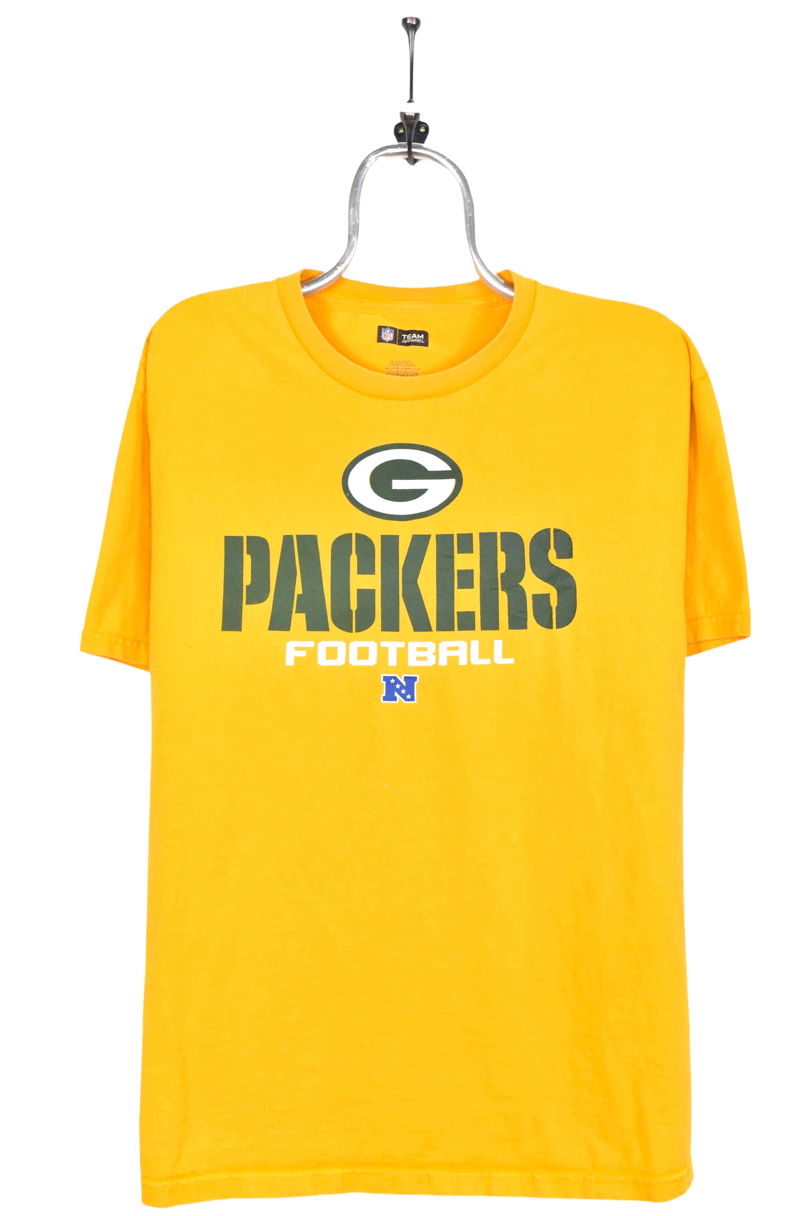 Vintage Green Bay Packers shirt, NFL yellow graphic tee- AU Large PRO SPORT