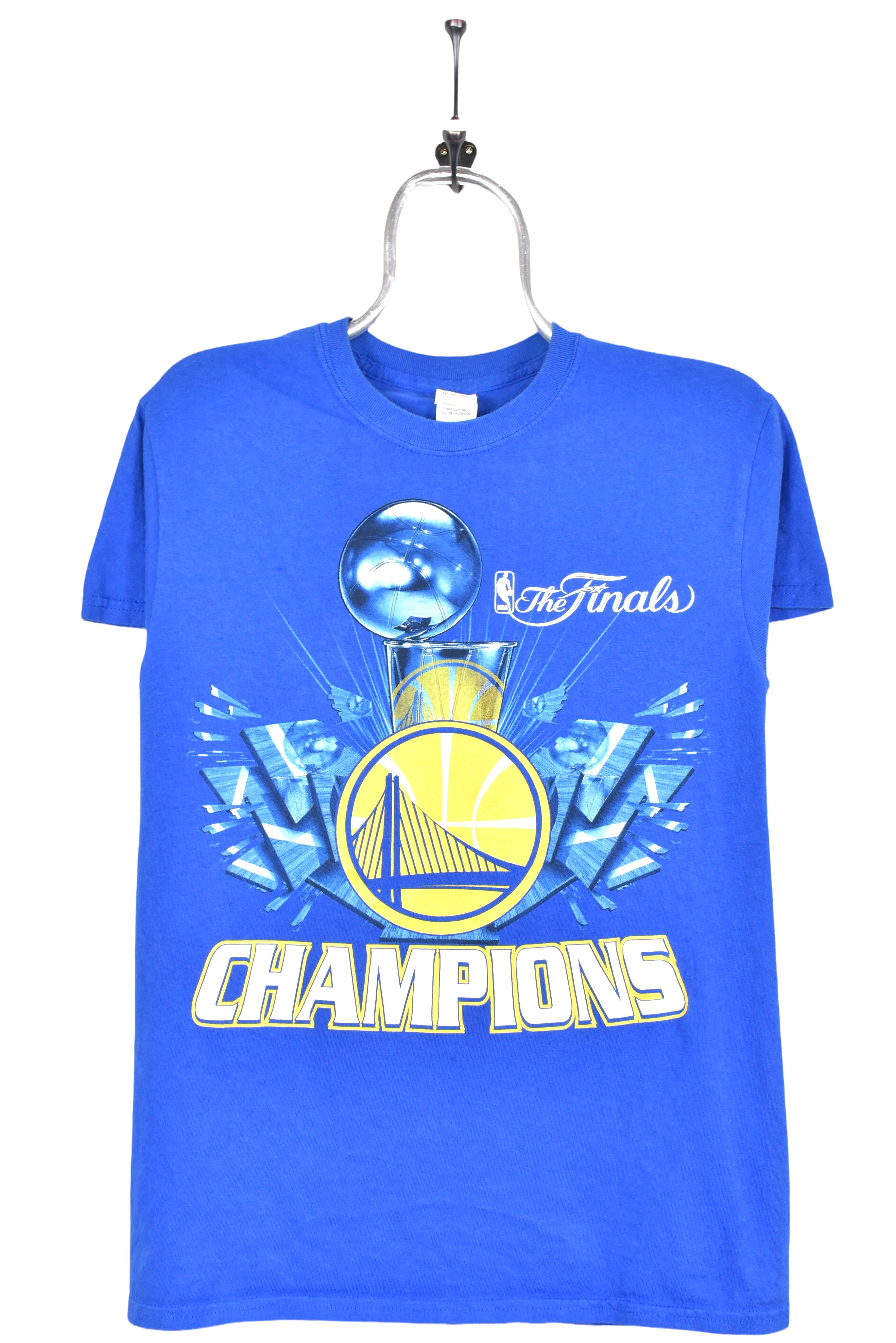 Women's modern Golden State Warriors shirt, 2015 blue graphic tee - AU Small PRO SPORT
