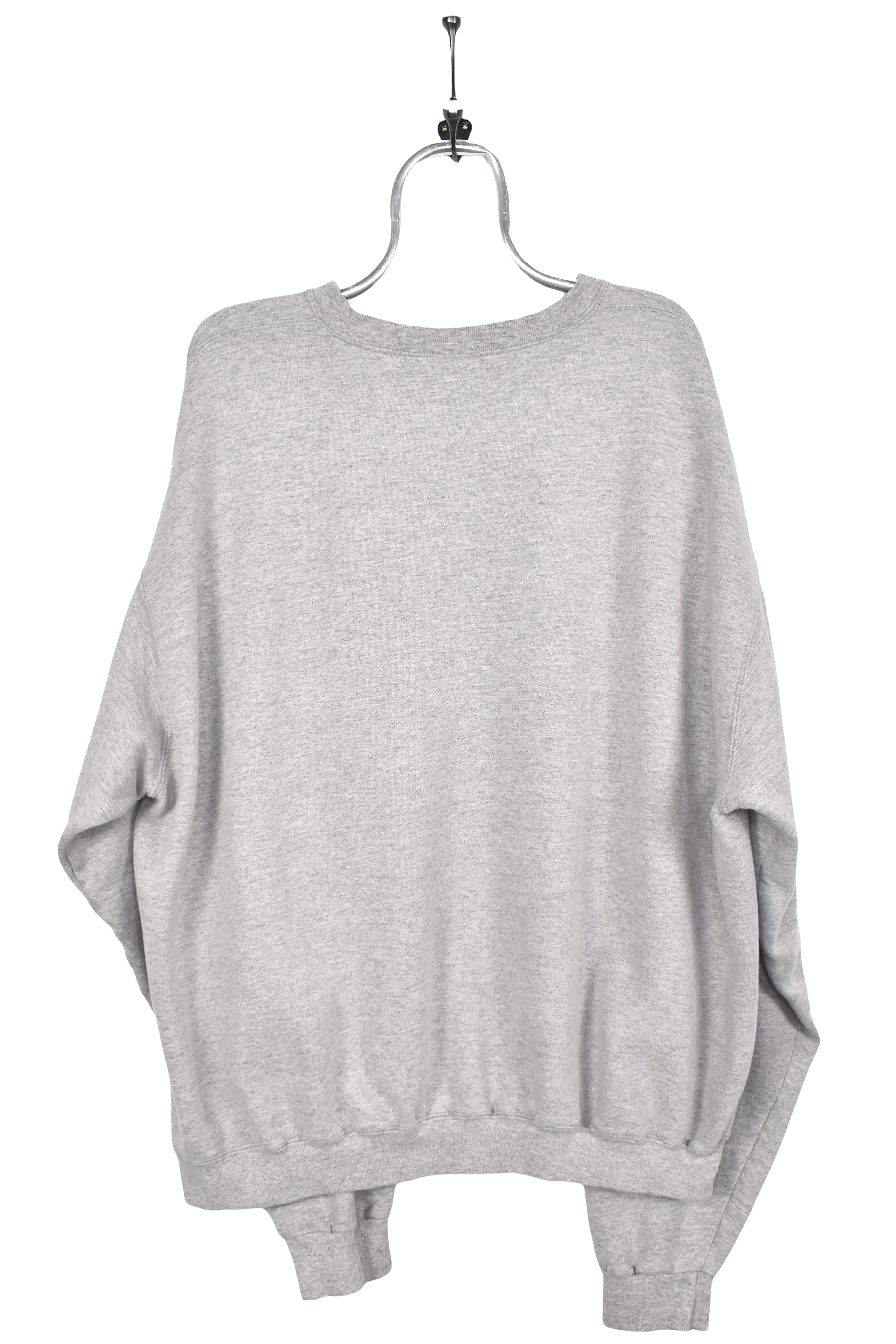 Vintage Champion sweatshirt, basic grey embroidered crewneck - AU XXL CHAMPION