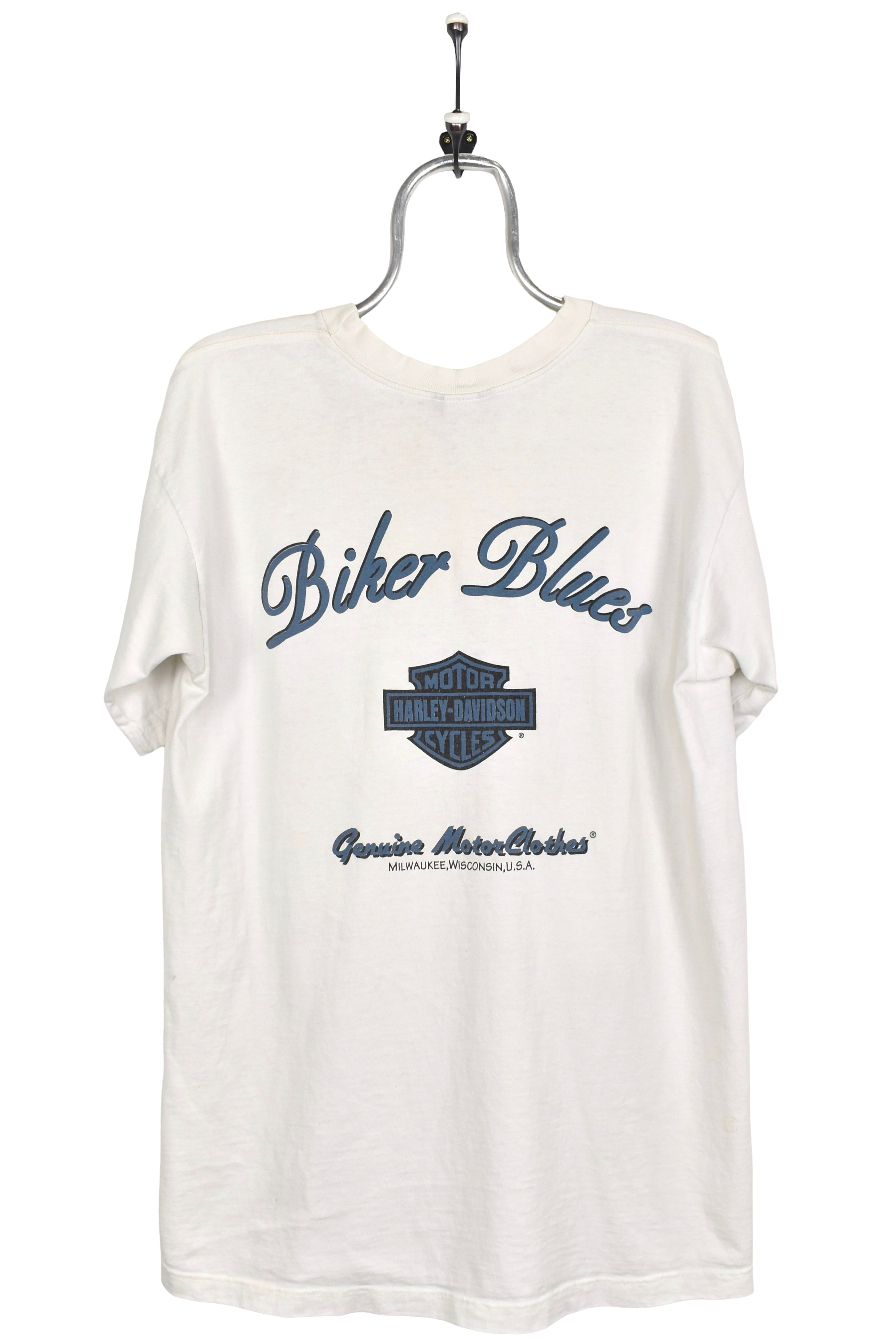 Vintage Harley Davidson shirt, white graphic tee - Large