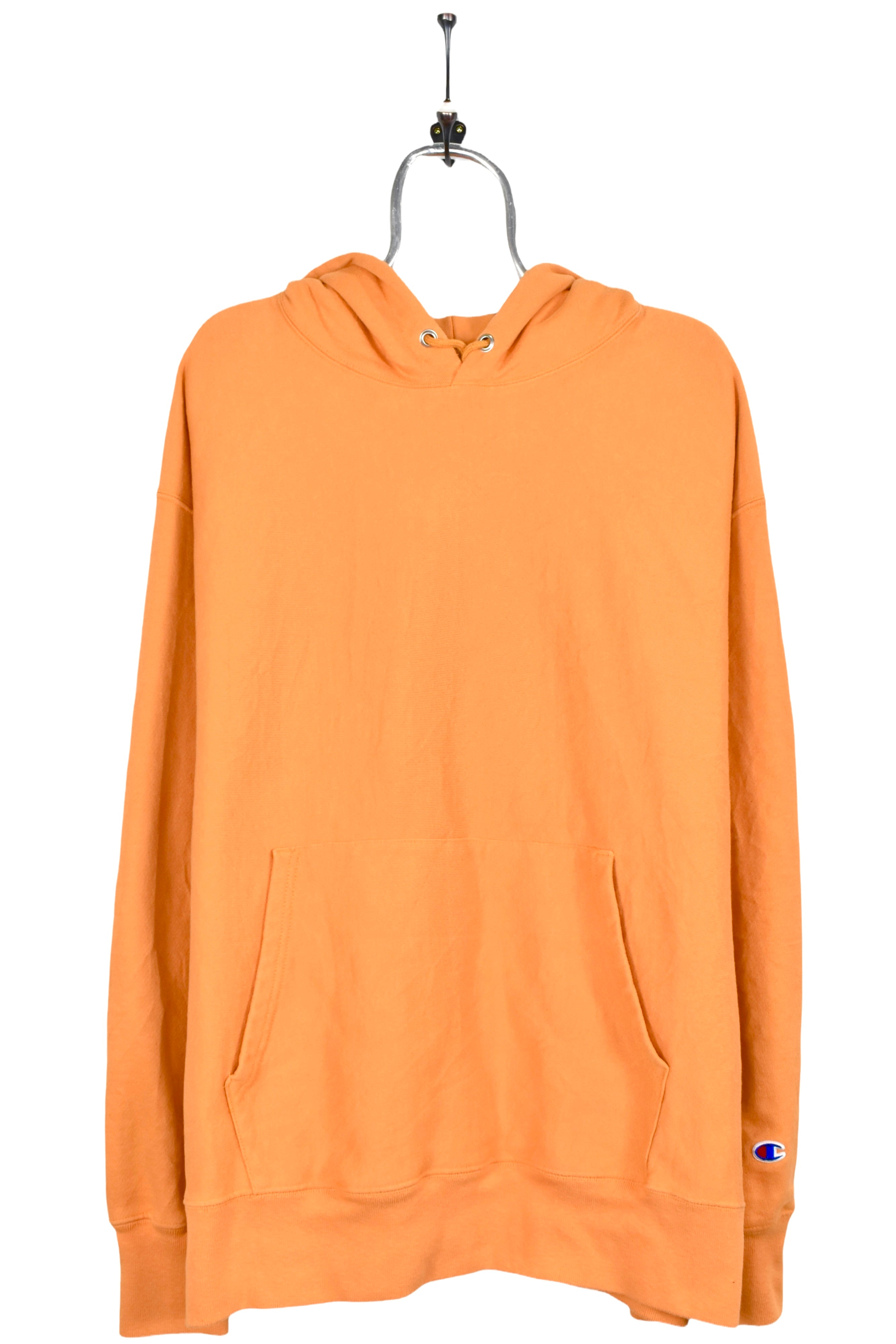 Vintage Champion hoodie, reverse weave yellow sweatshirt - AU XXL CHAMPION