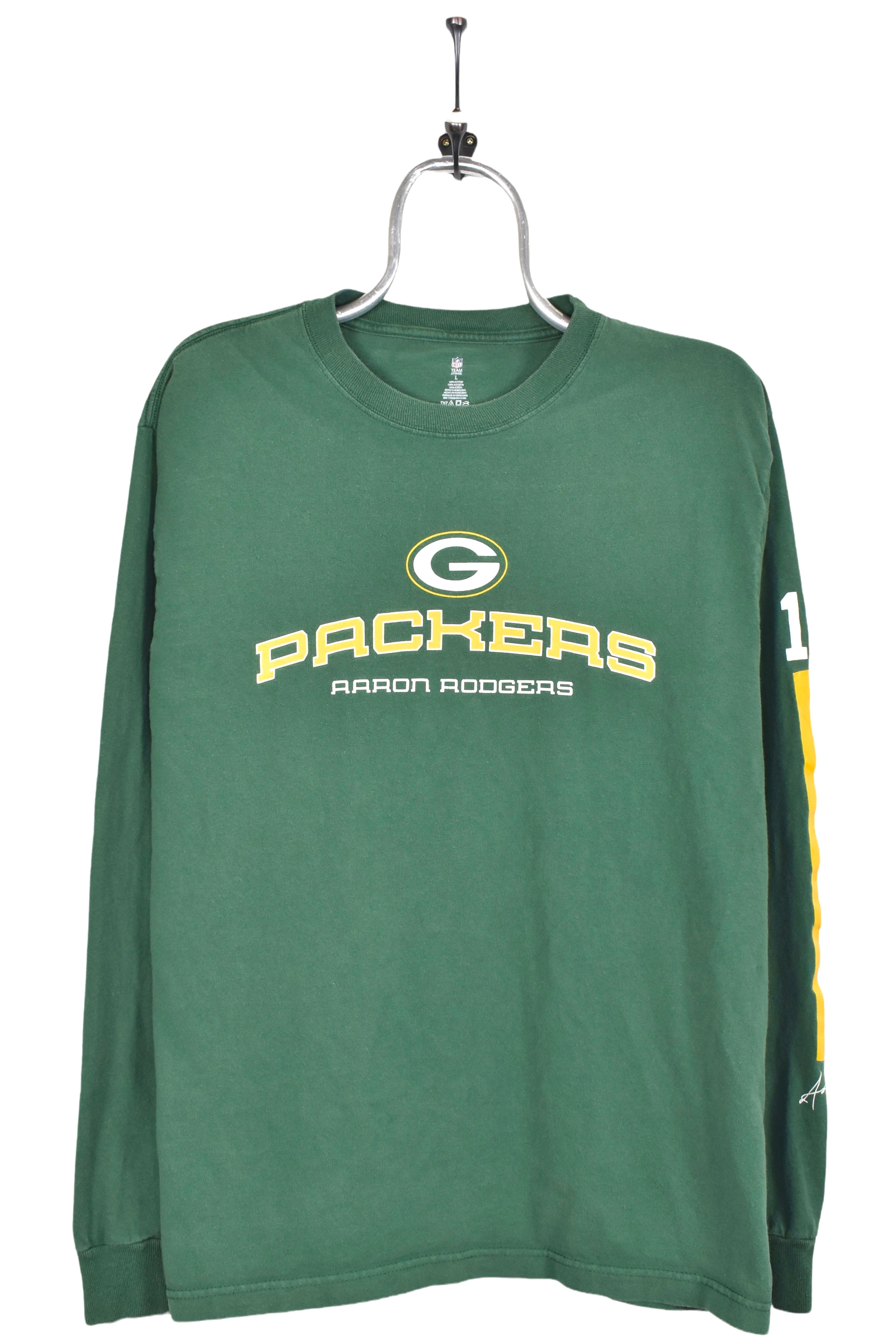 Vintage Green Bay Packers shirt, NFL green long sleeve tee - AU Medium PRO SPORT