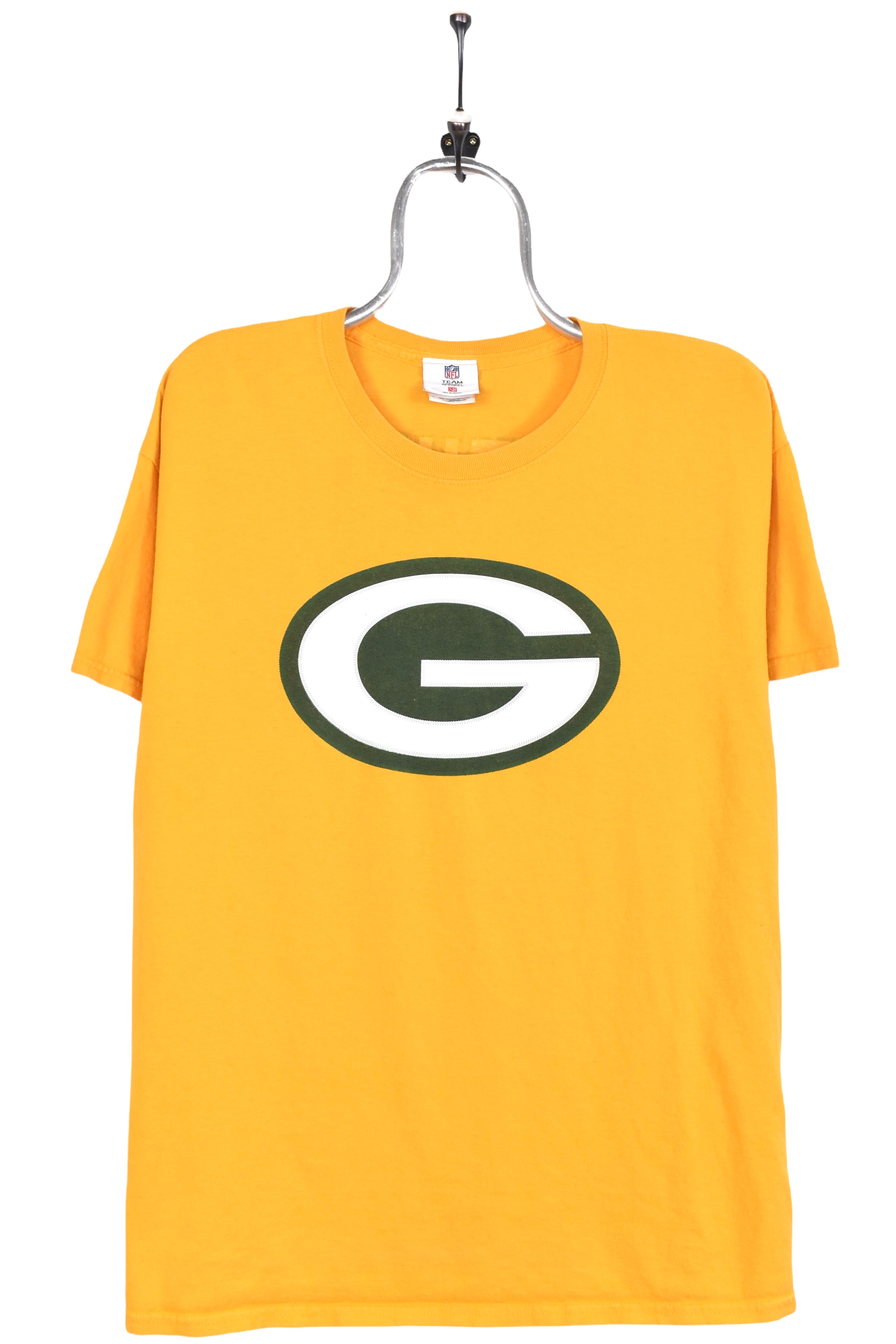 Vintage Green Bay Packers shirt, NFL yellow graphic tee - AU Medium PRO SPORT