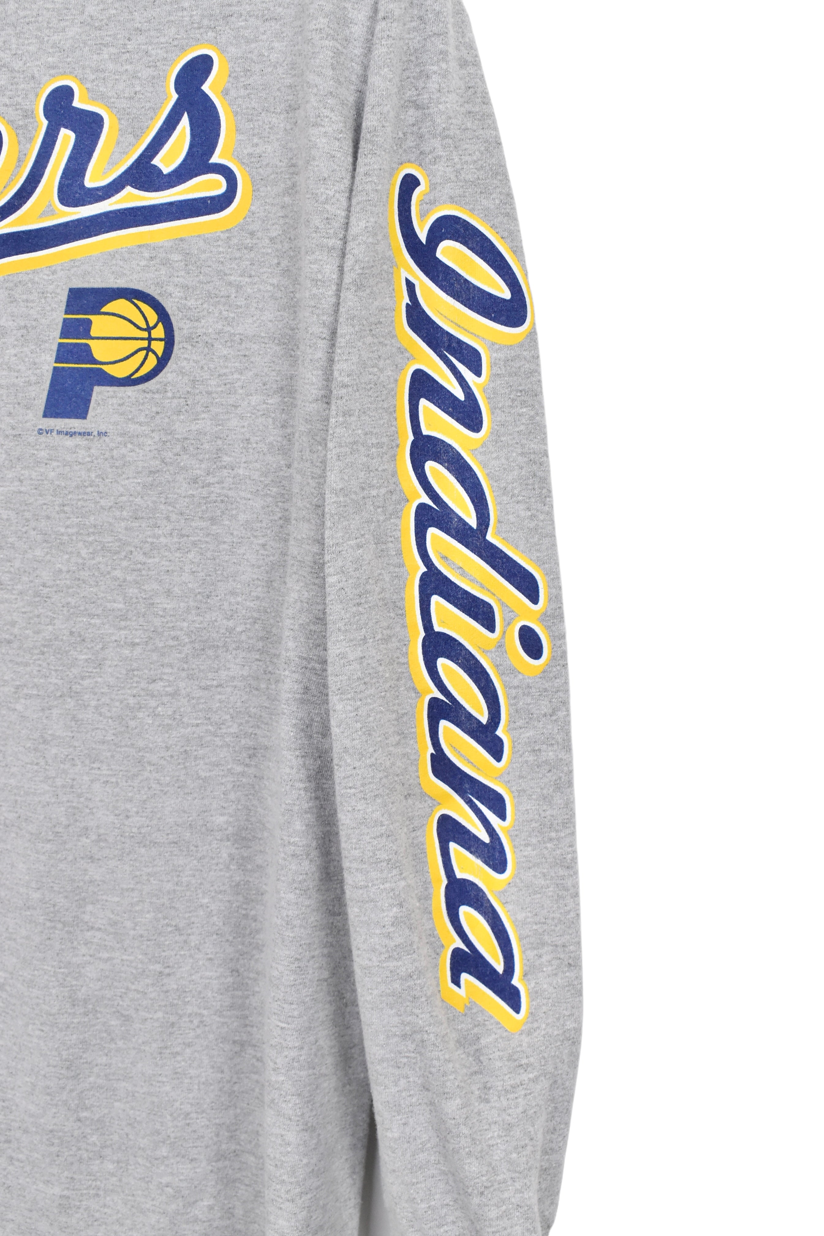 Vintage Indiana Pacers shirt, NBA grey long sleeve tee - AU Medium
