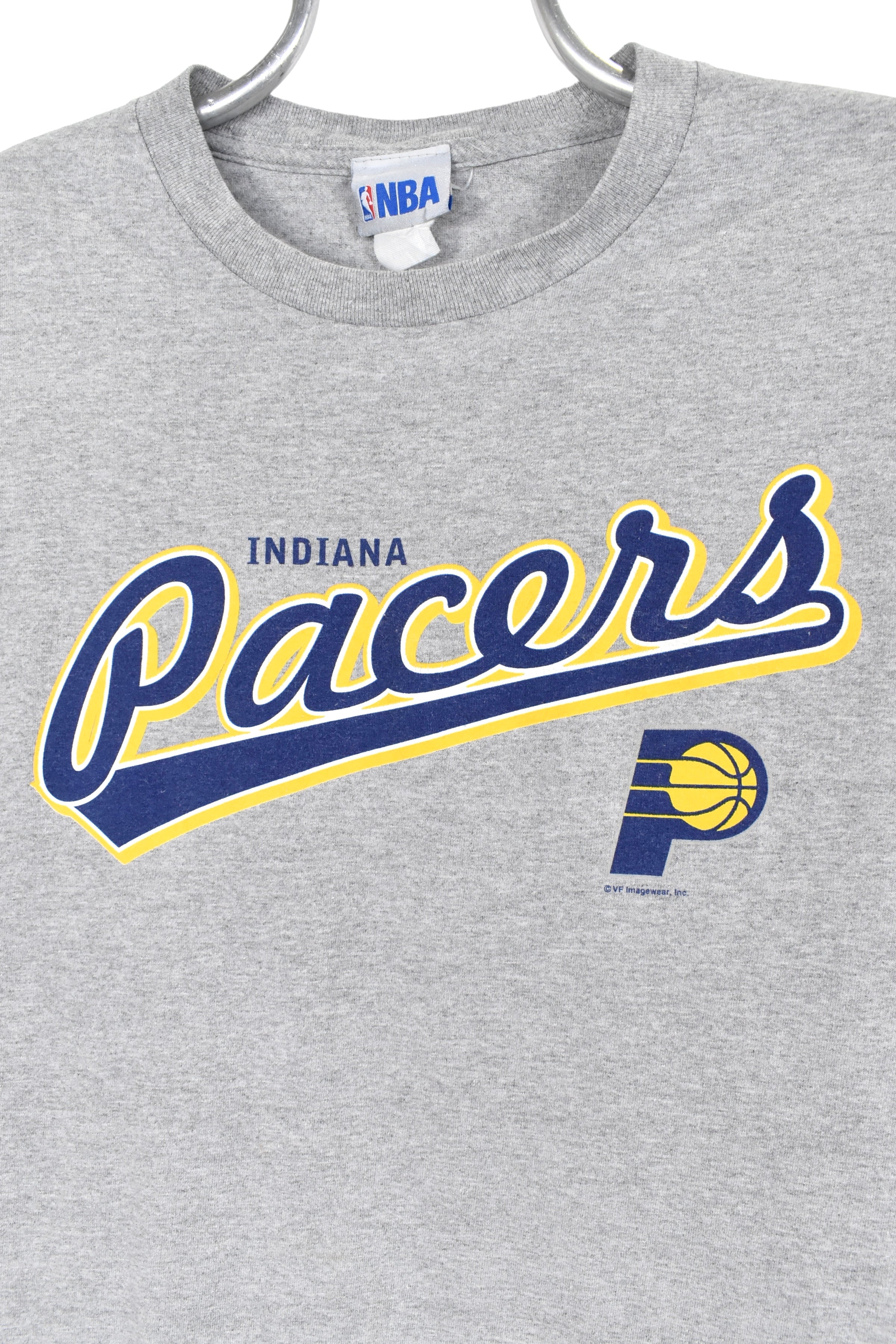 Vintage Indiana Pacers shirt, NBA grey long sleeve tee - AU Medium