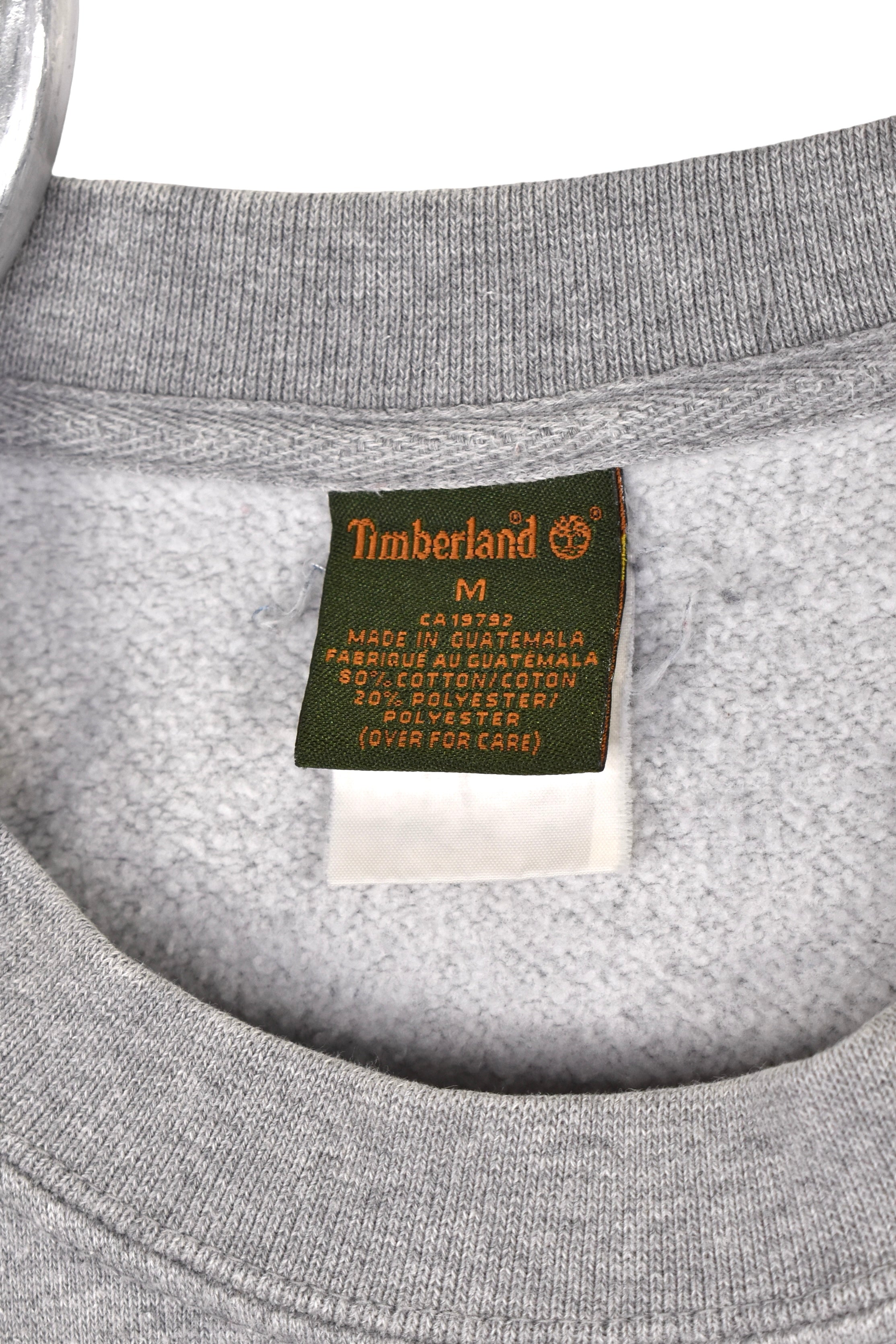 Vintage Timberland sweatshirt, grey embroidered crewneck - Large