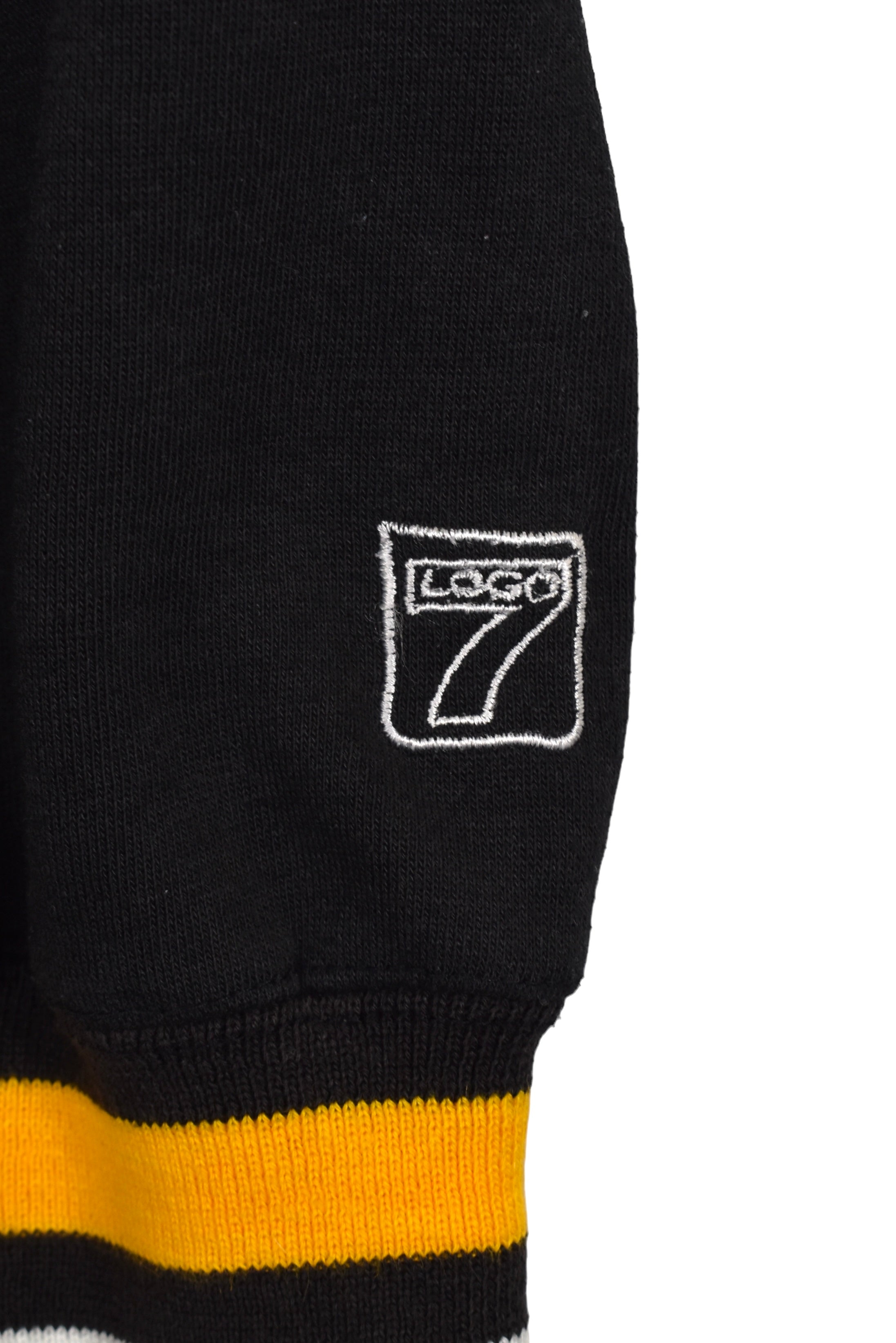 Vintage Pittsburgh Steelers sweatshirt, NFL black embroidered crewneck - XL