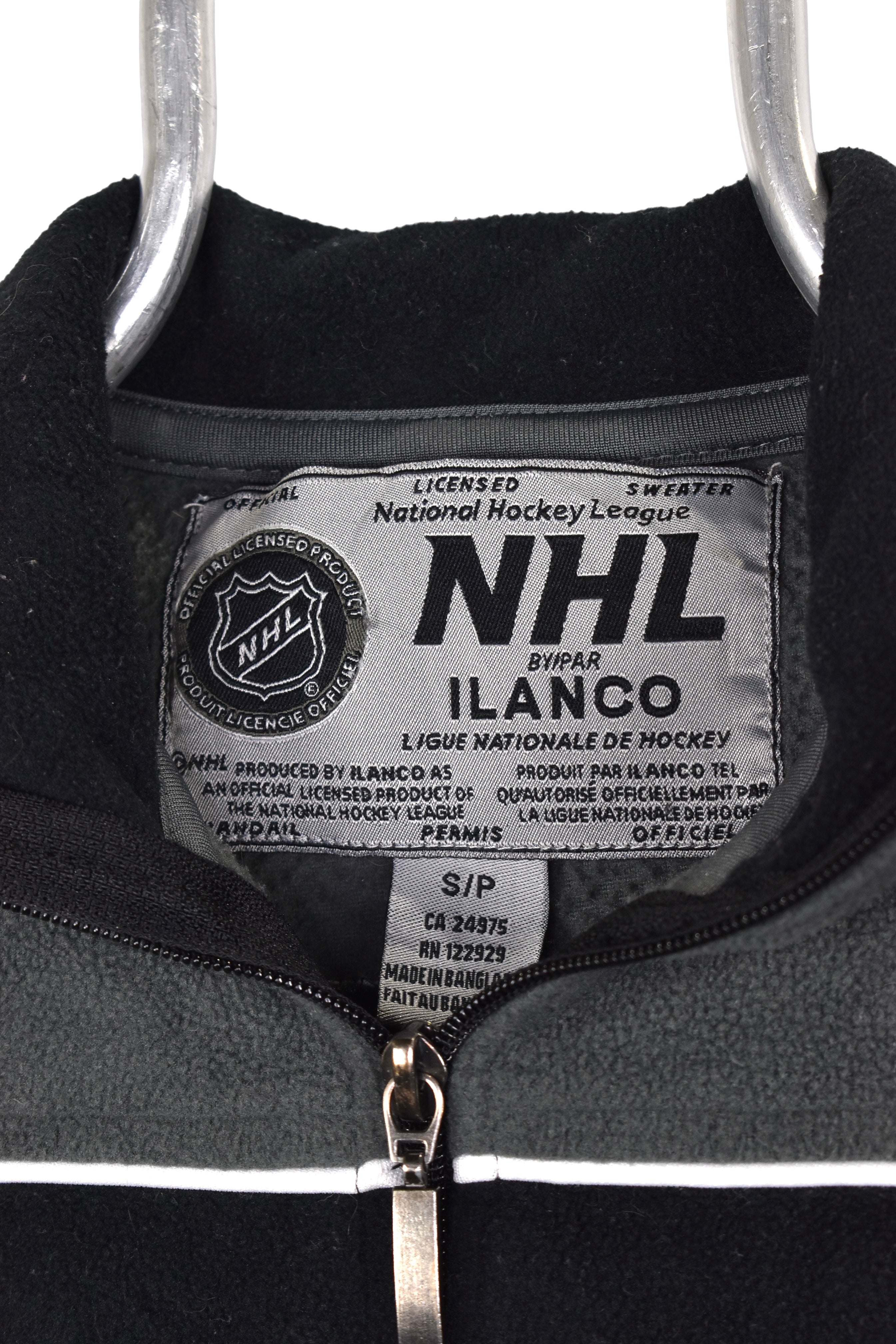 Women's modern Maple Leaves fleece, NHL black sweatshirt - Medium