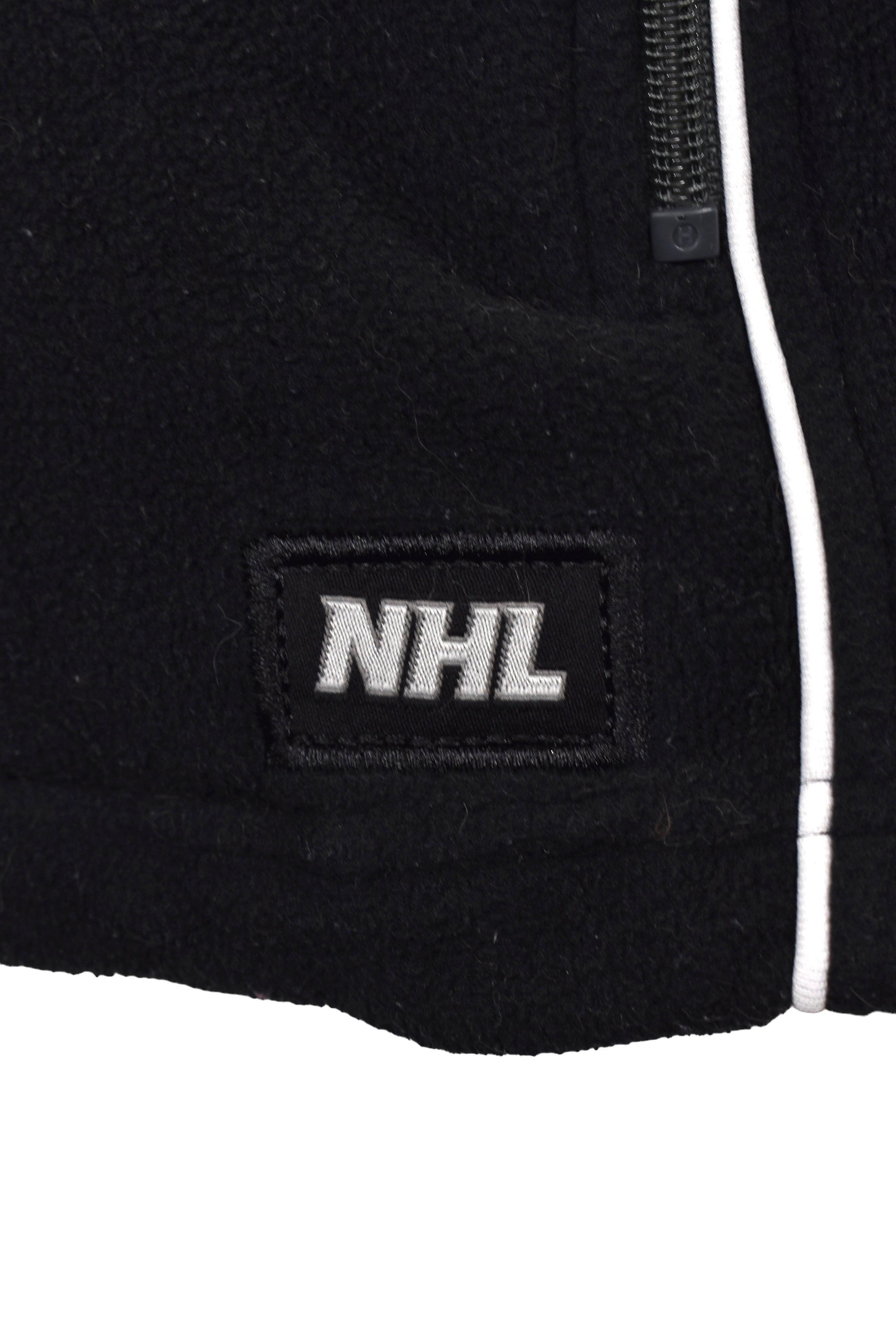 Women's modern Maple Leaves fleece, NHL black sweatshirt - Medium