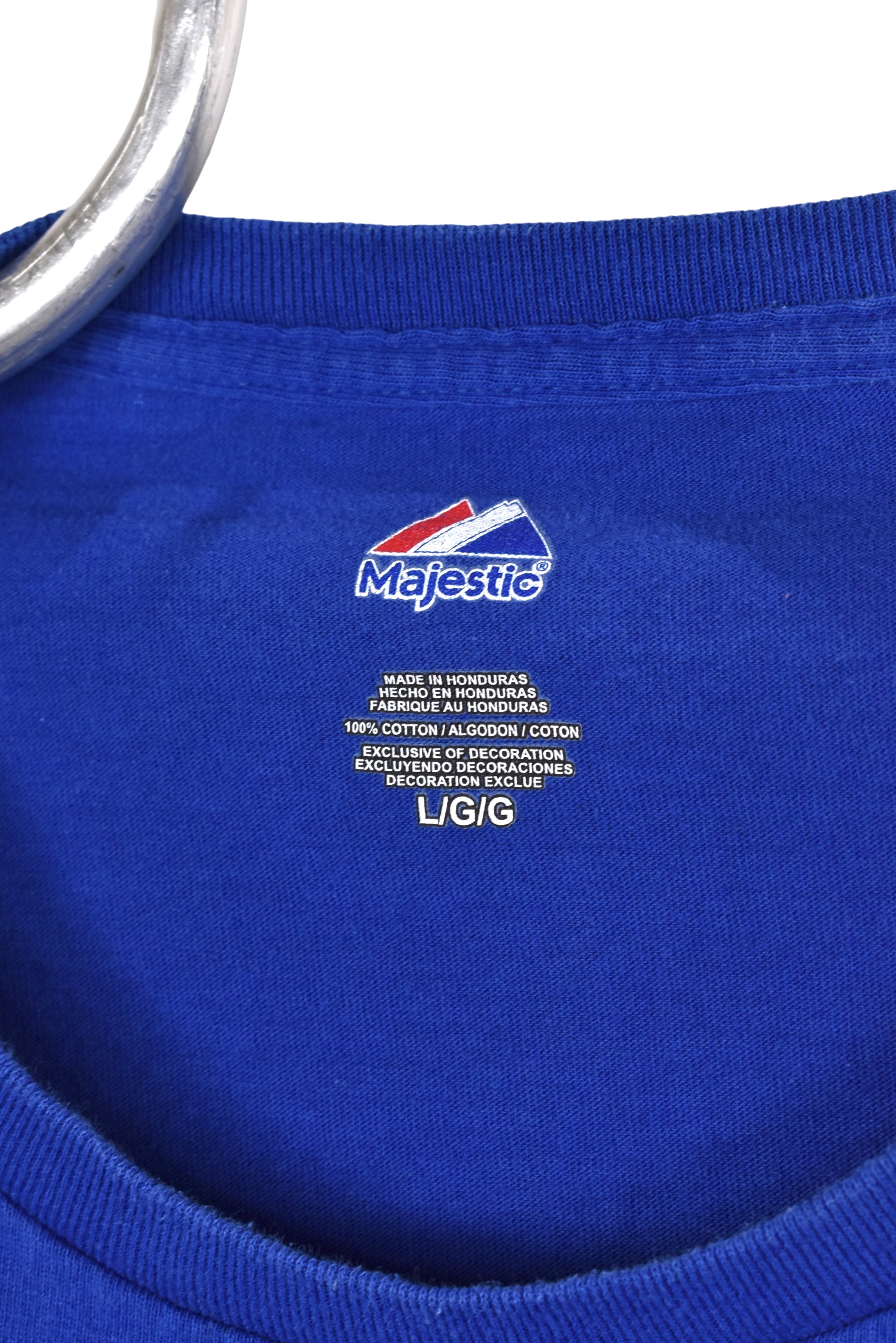 Modern Chicago Cubs shirt, MLB navy blue graphic tee - Large