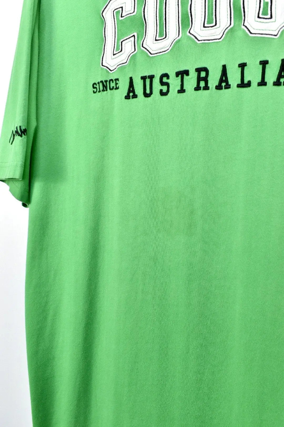 VINTAGE COOGI EMBROIDERED GREEN T-SHIRT | XXXL COOGI
