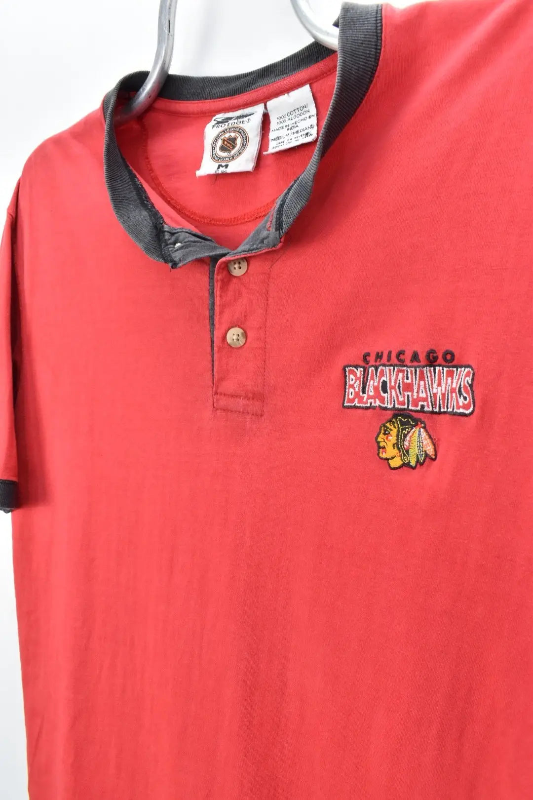 VINTAGE NHL CHICAGO BLACKHAWKS RED T-SHIRT | MEDIUM PRO SPORT