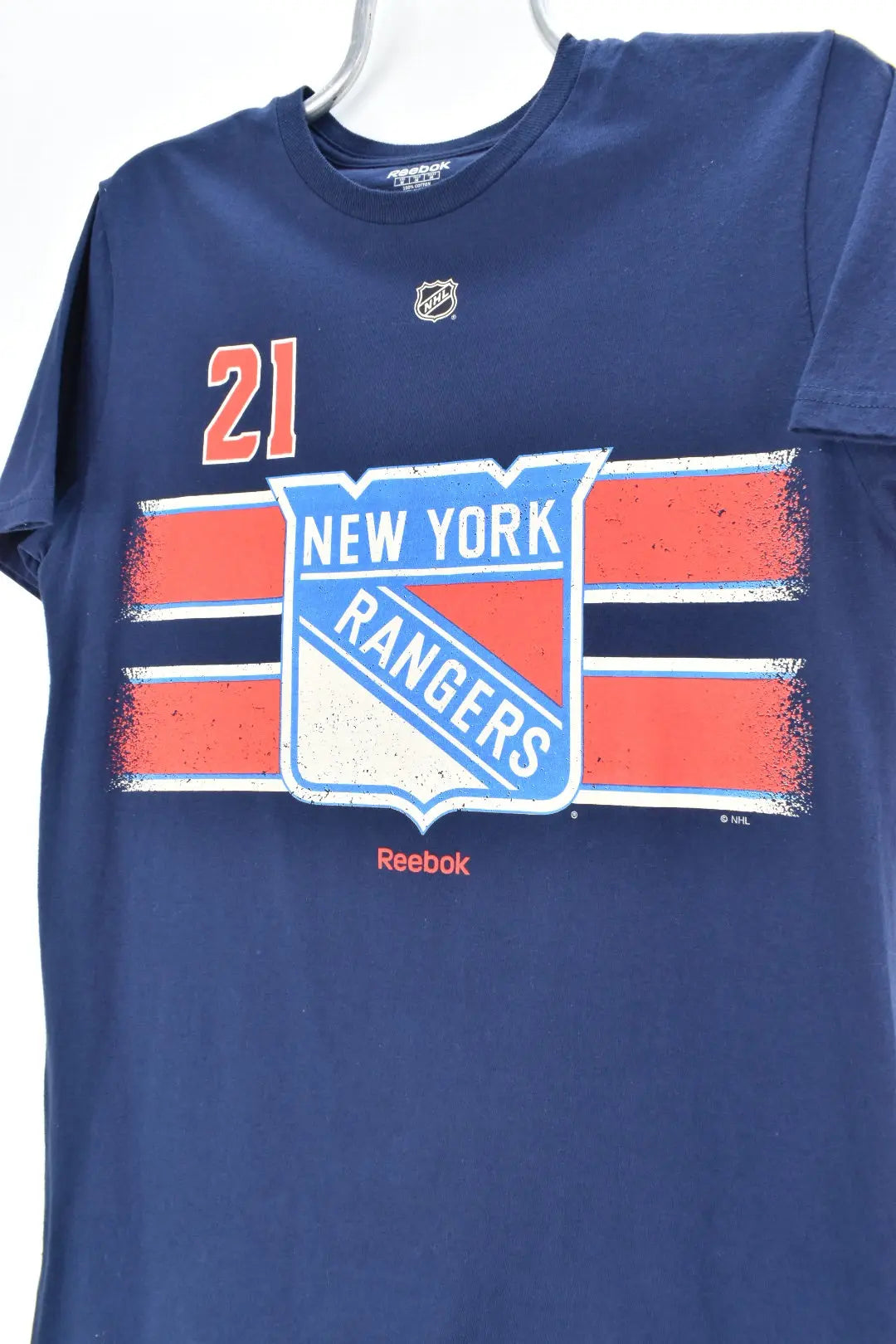 VINTAGE NHL RANGERS NAVY T-SHIRT | MEDIUM PRO SPORT