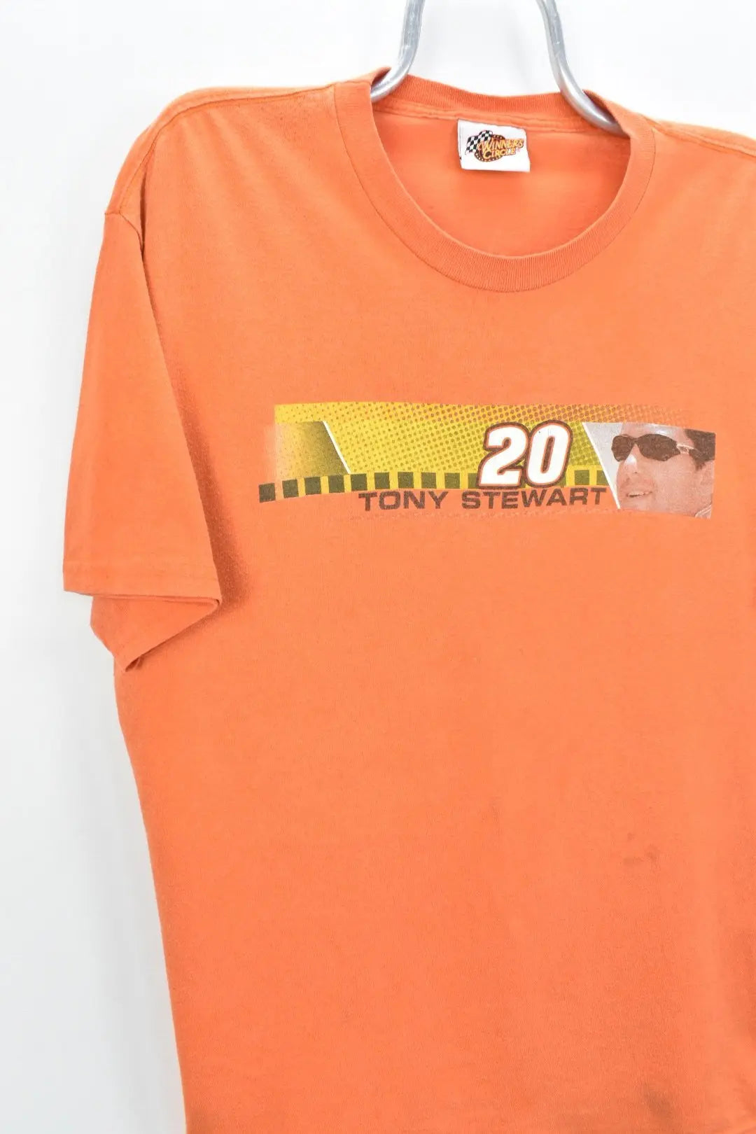 VINTAGE TONY STEWART NASCAR ORANGE T-SHIRT | XL NASCAR / RACING