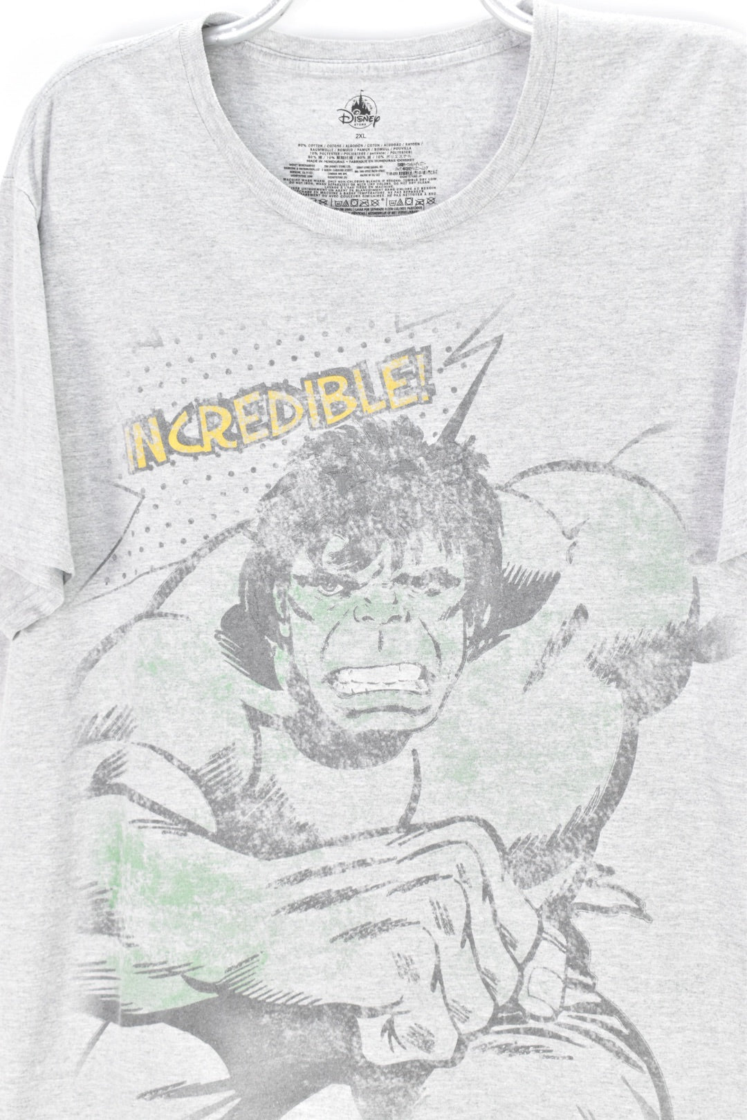 VINTAGE DISNEY HULK GREY T-SHIRT | XXL DISNEY / CARTOON
