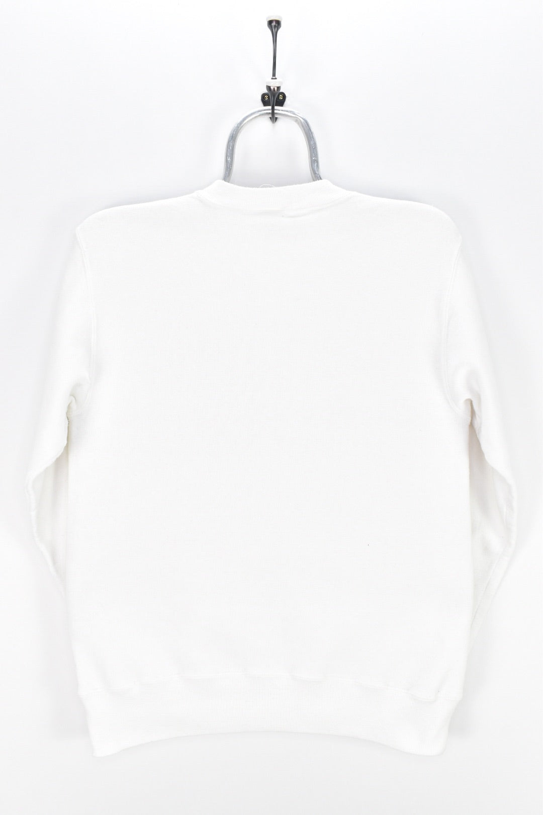 VINTAGE WOMEN'S MONMOUTH COLLEGE WHITE SWEATSHIRT | SMALL COLLEGE