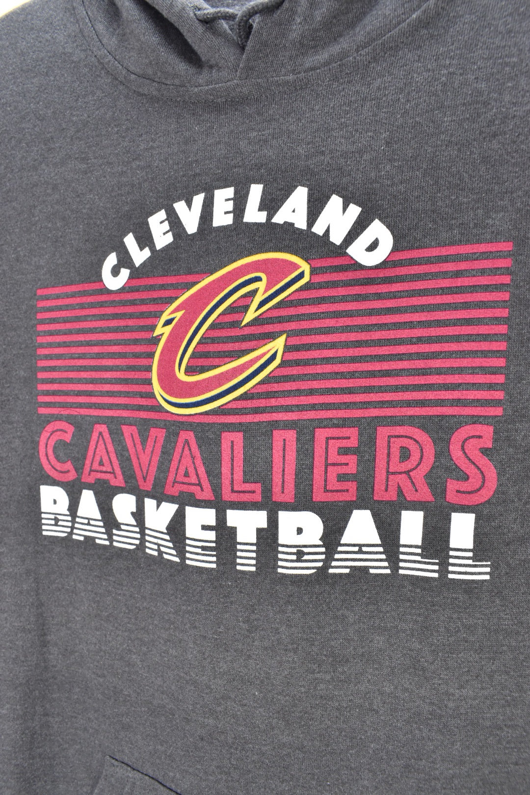 MODERN NBA CLEVELAND CAVALIERS GREY HOODIE | LARGE PRO SPORT