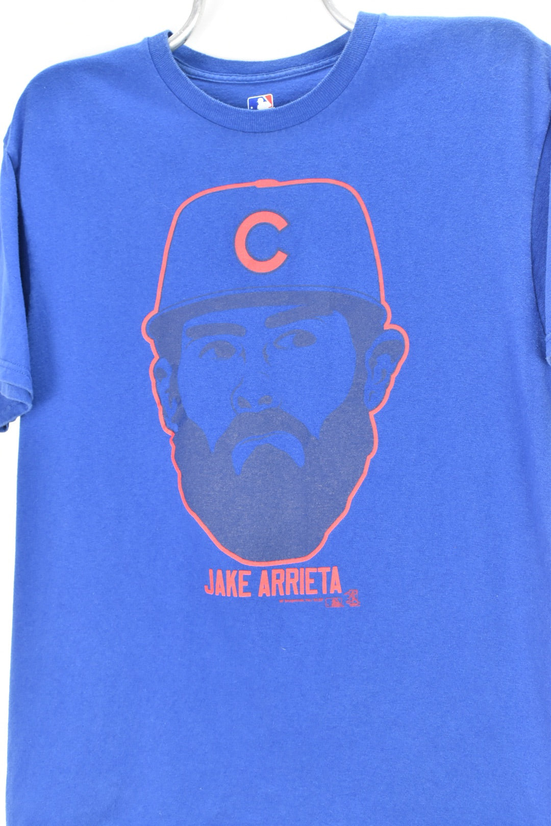 VINTAGE CUBS BASEBALL NAVY T-SHIRT | LARGE PRO SPORT