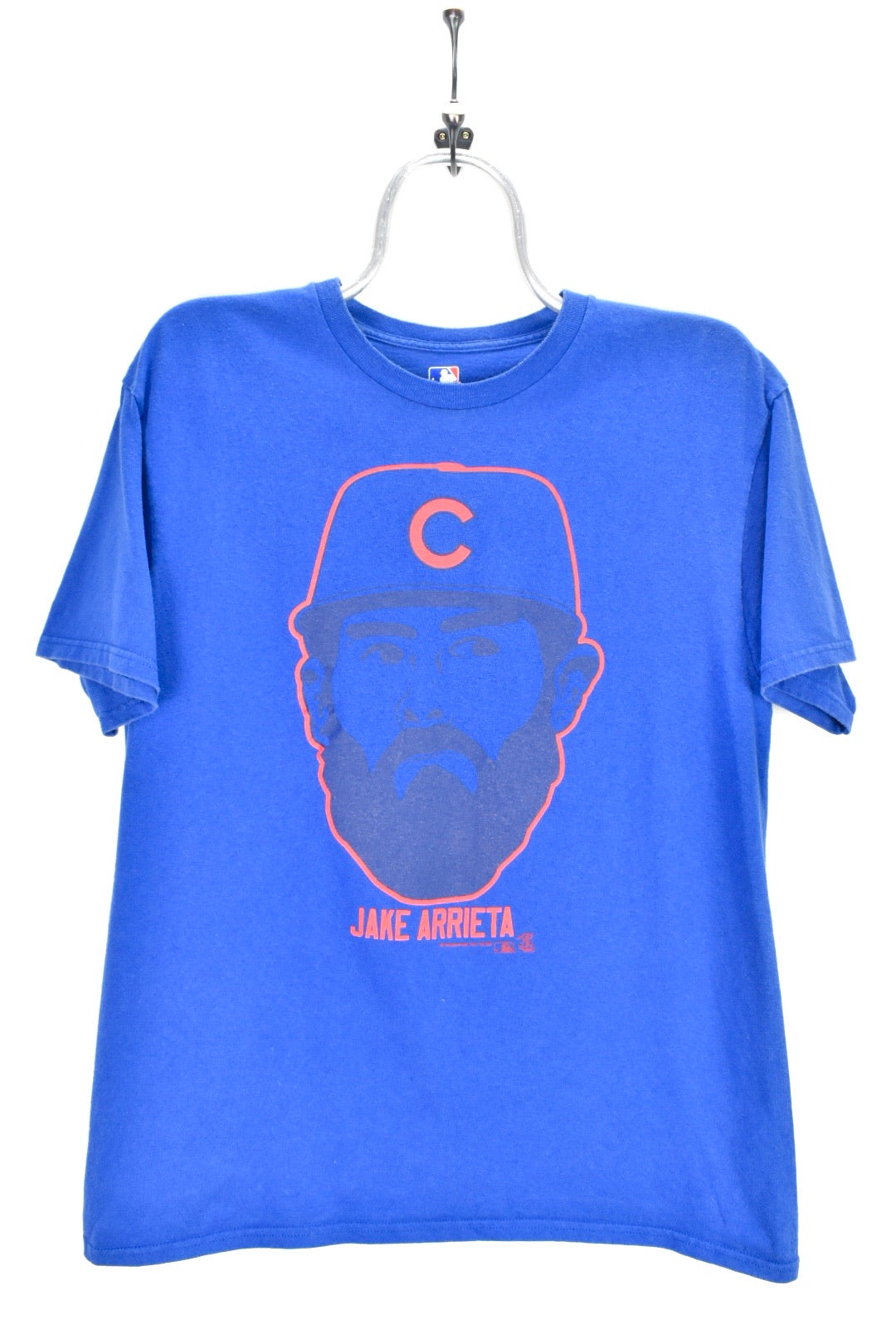 VINTAGE CUBS BASEBALL NAVY T-SHIRT | LARGE PRO SPORT