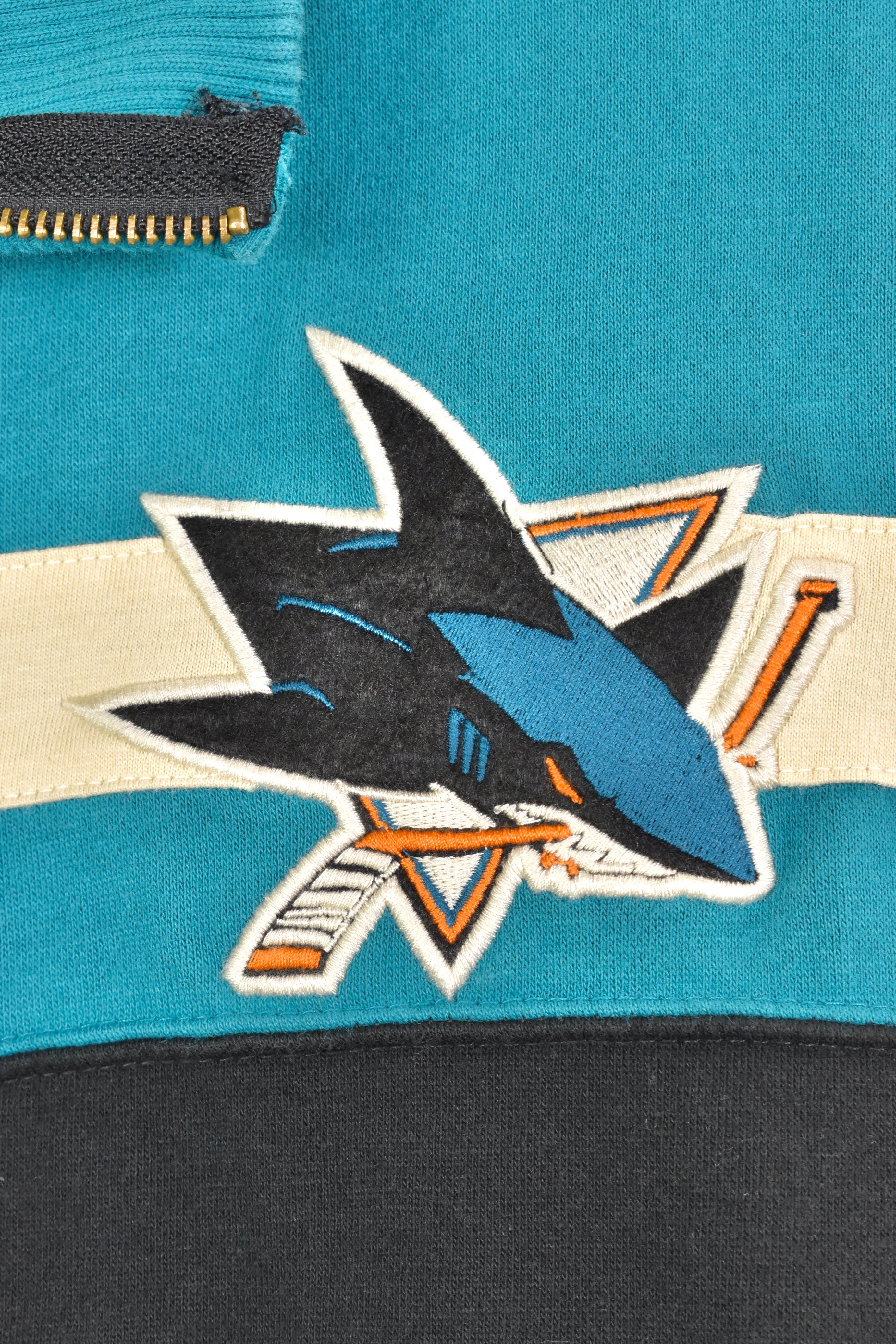 Vintage NHL San Jose Sharks embroidered jacket | Large PRO SPORT