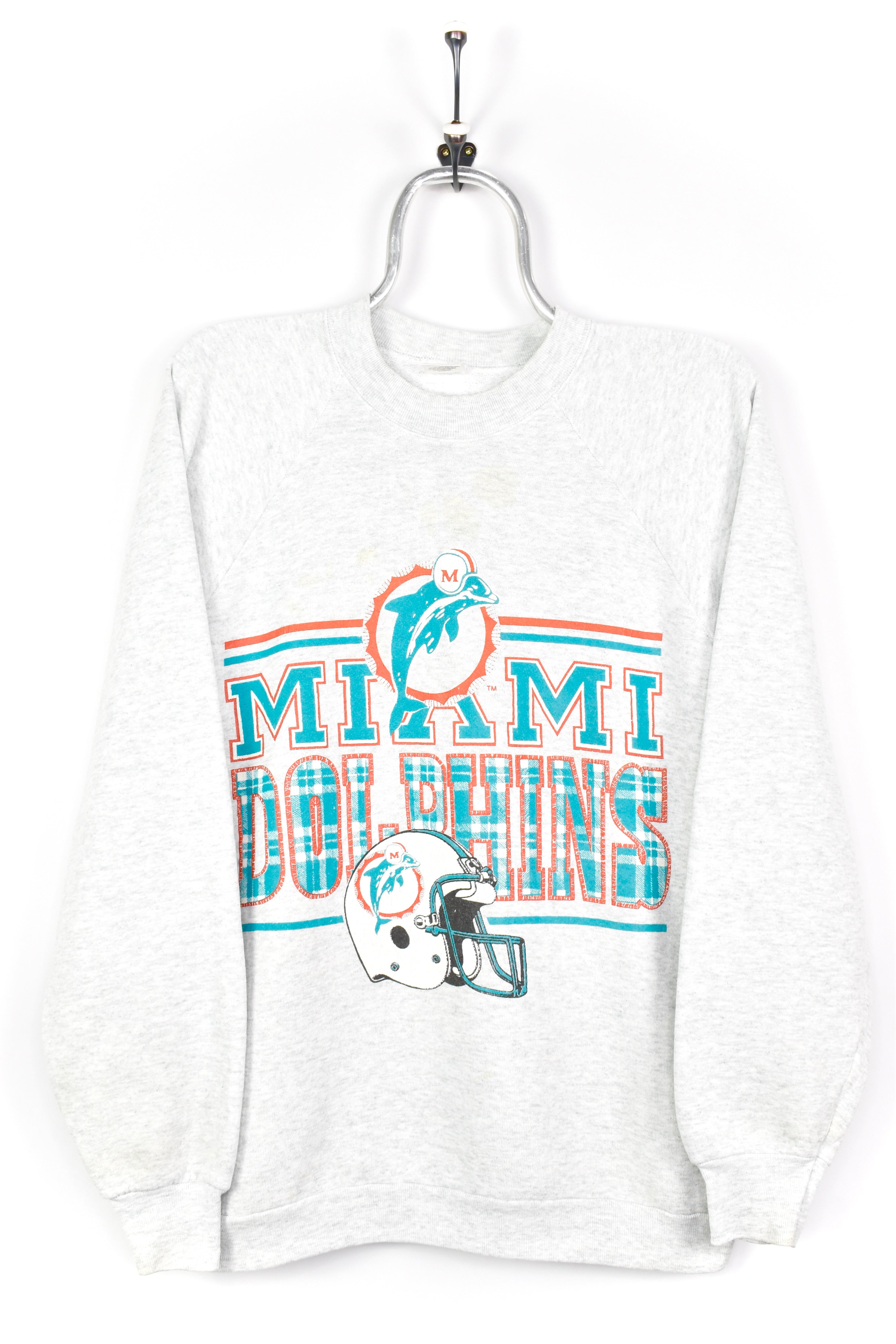 VINTAGE NFL MIAMI DOLPHINS GREY SWEATSHIRT | XL PRO SPORT
