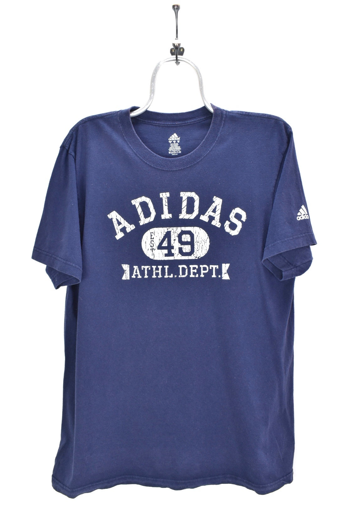 VINTAGE ADIDAS NAVY T-SHIRT | XL ADIDAS