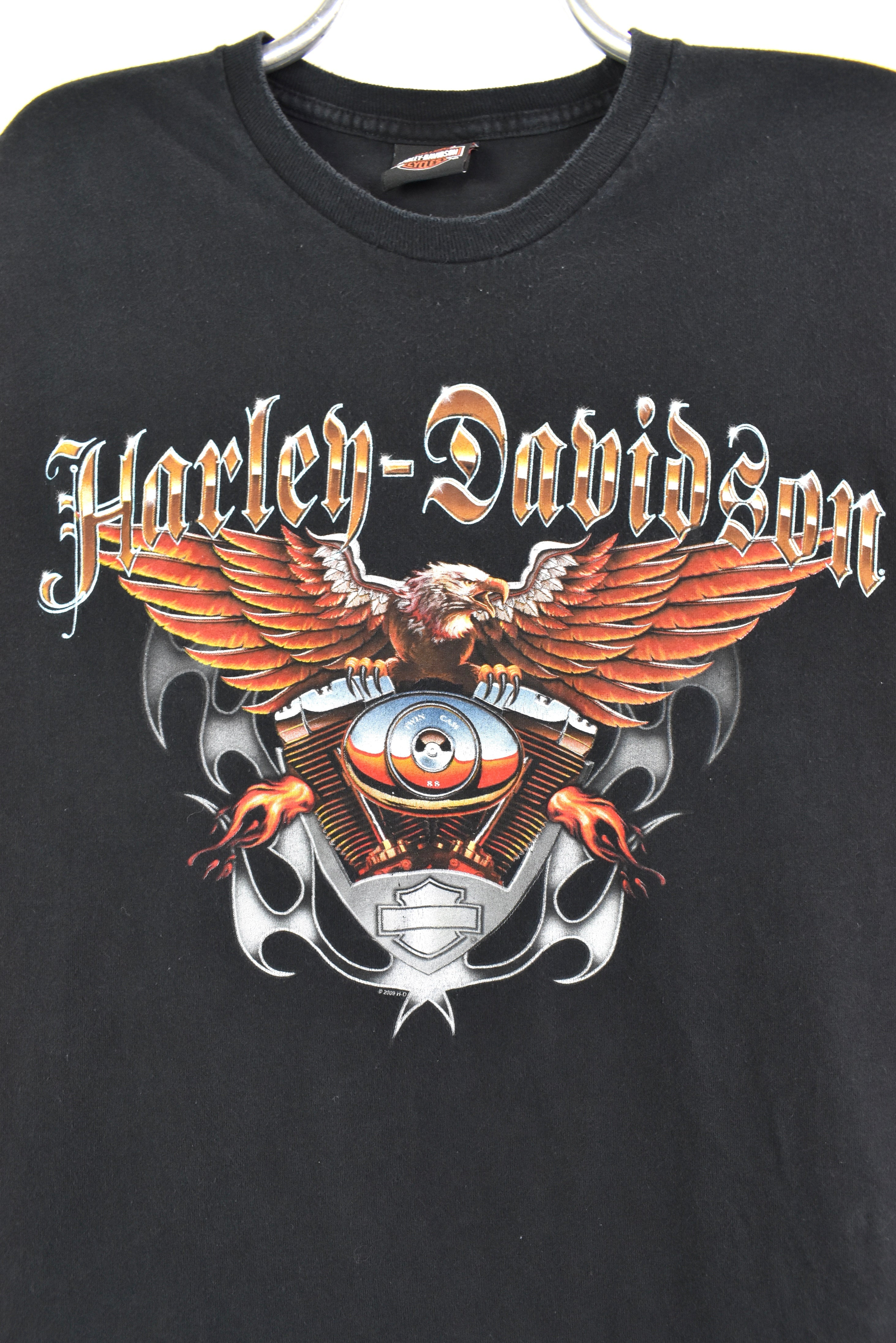 Modern Harley Davidson shirt, 2008 short sleeve graphic tee - XL, black HARLEY DAVIDSON