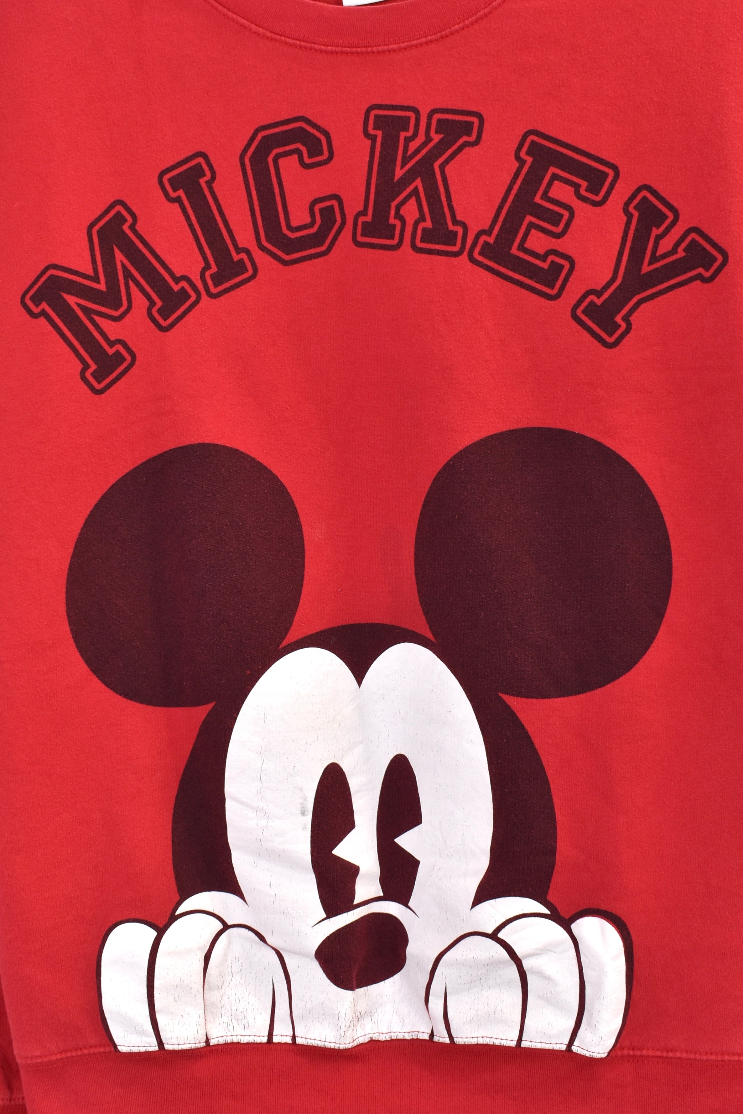 Vintage Mickey Mouse sweatshirt (XL), red Disney graphic crewneck