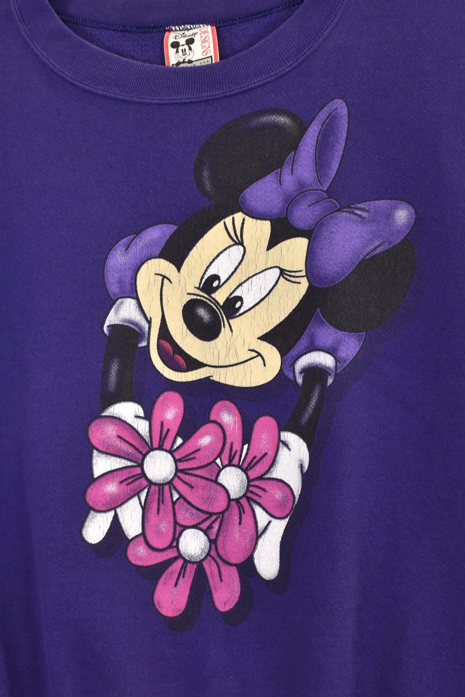 Vintage Minnie Mouse sweatshirt (M), purple Disney graphic crewneck