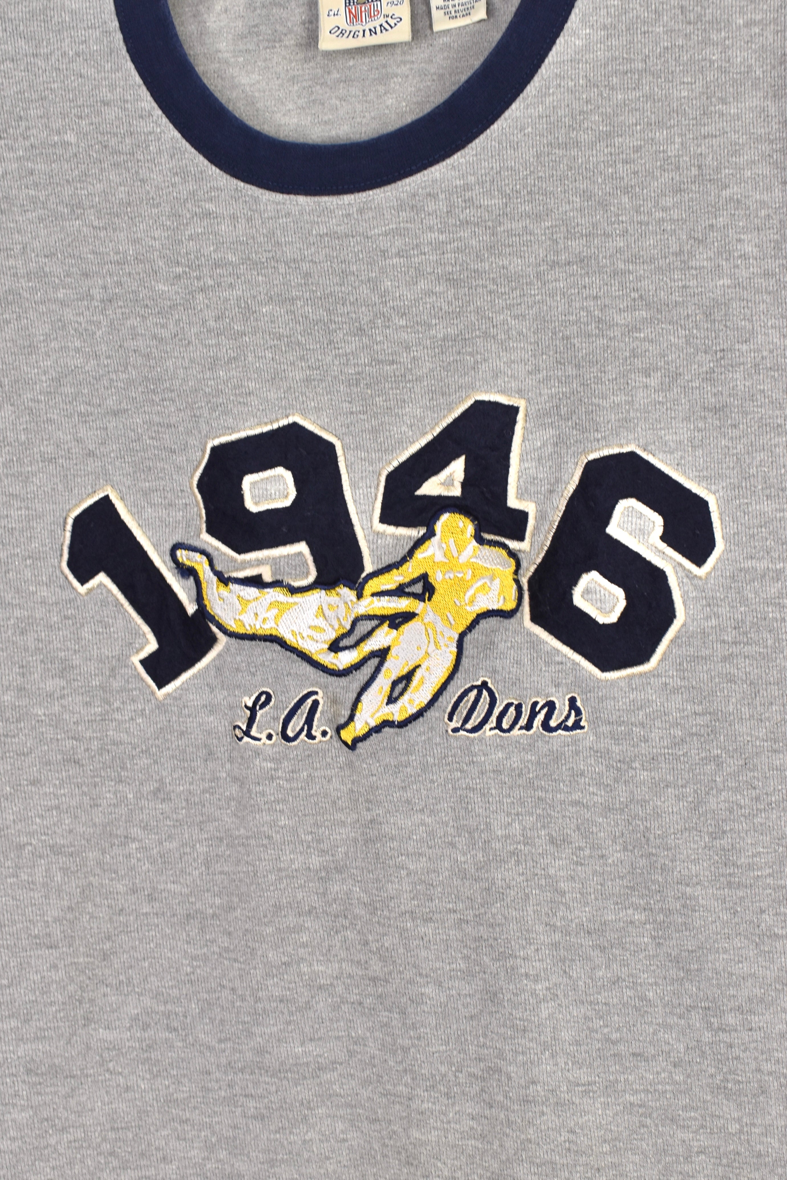 Modern LA Dons sweatshirt XXL, NFL grey embroidered crewneck