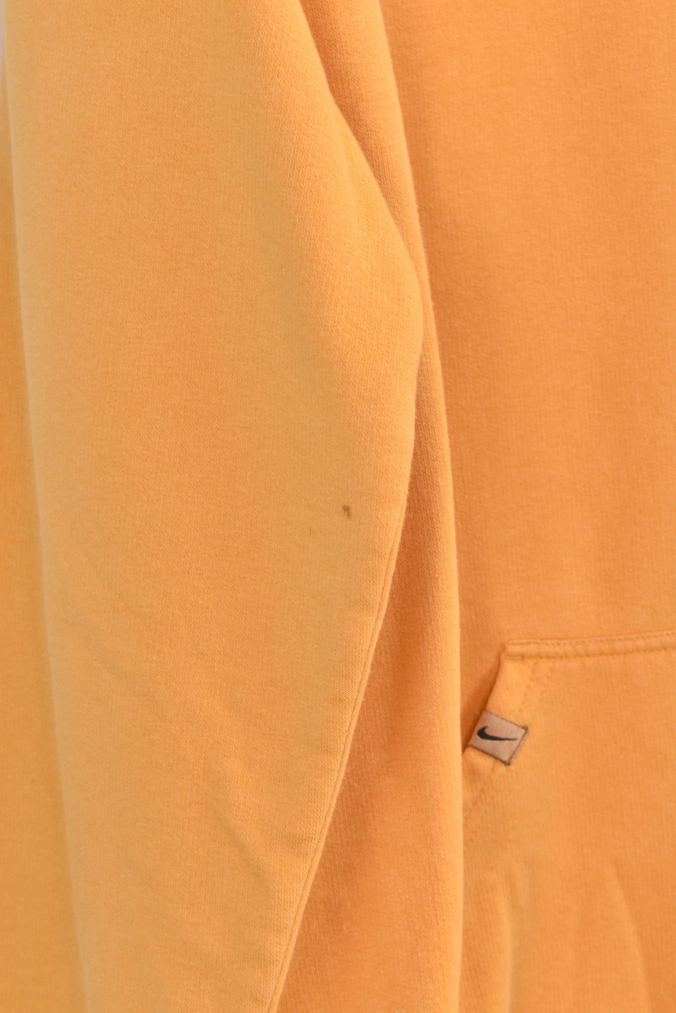 Vintage Nike hoodie (XL), yellow embroidered sweatshirt