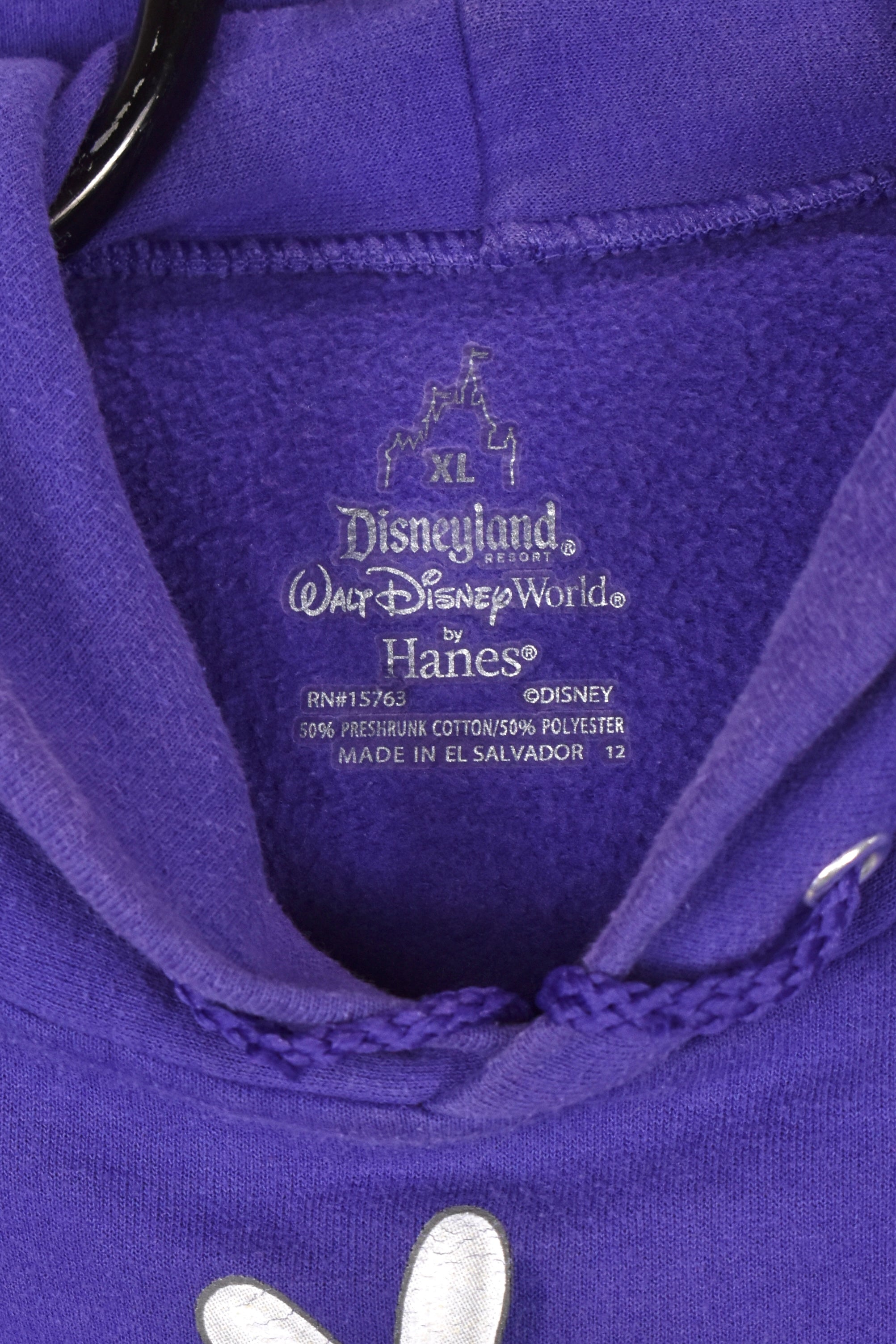 Vintage Minnie Mouse hoodie (XL), purple Disney graphic sweatshirt