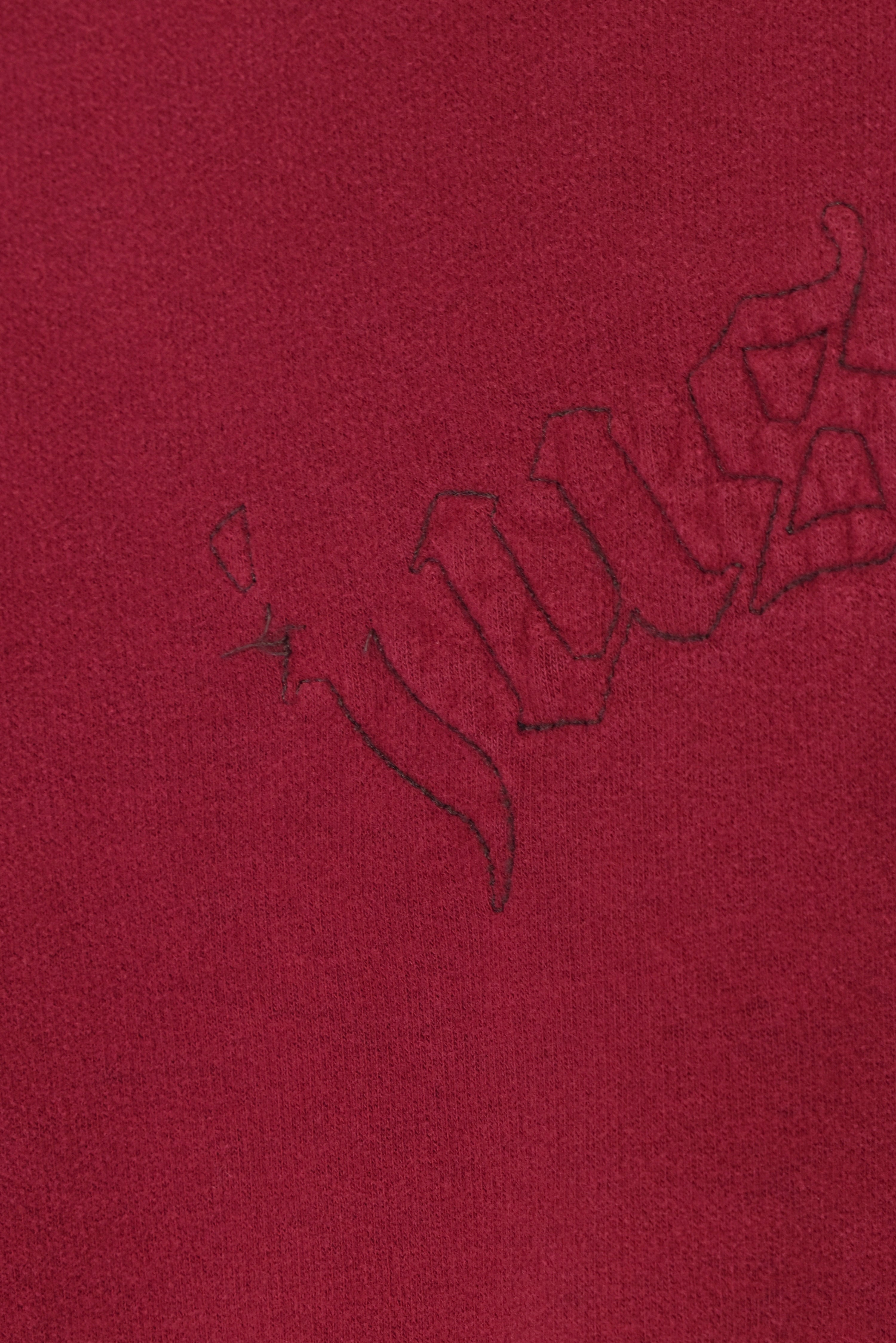 Vintage Nike hoodie (XL), red embroidered sweatshirt
