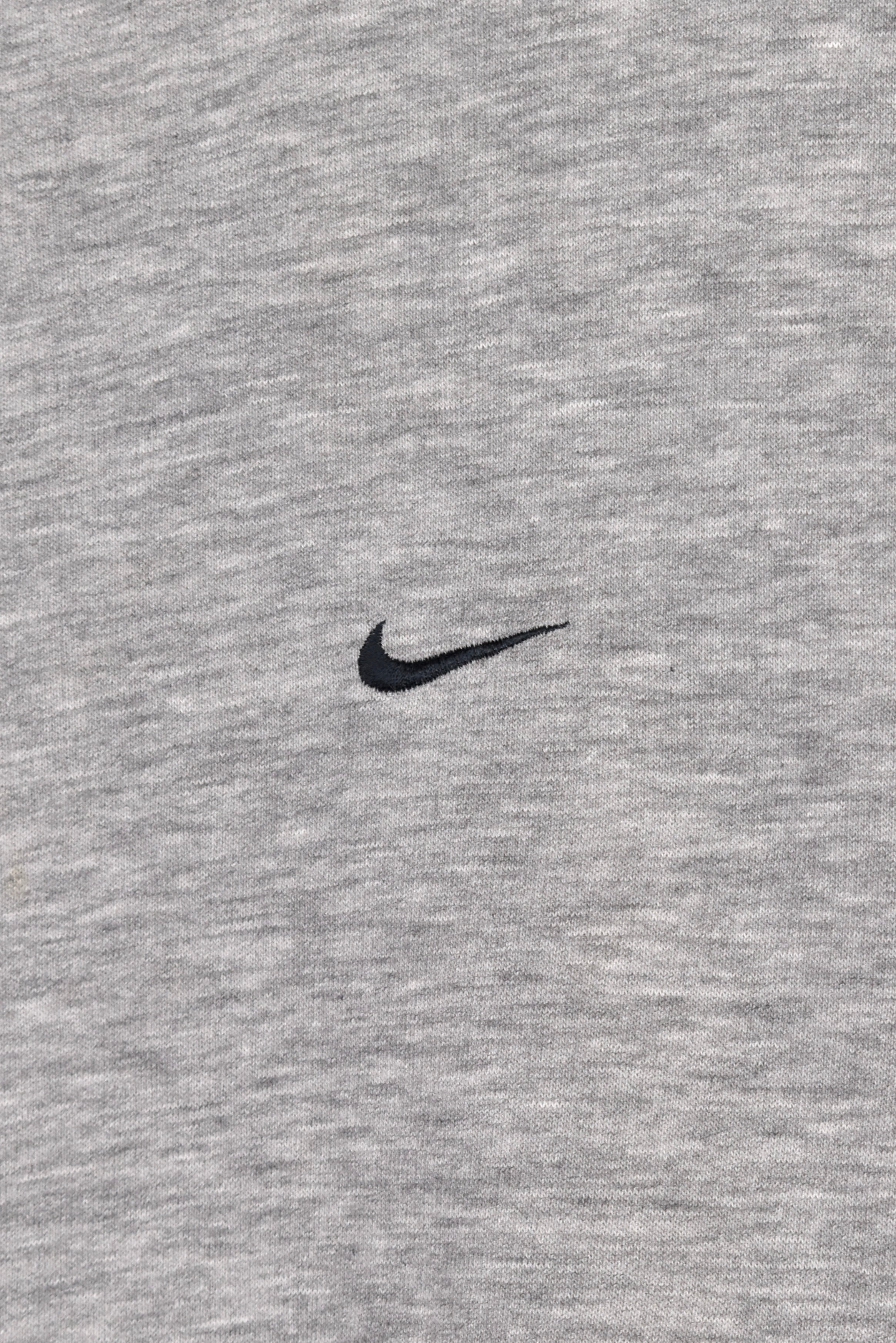 Vintage Nike sweatshirt (XXL), grey embroidered crewneck