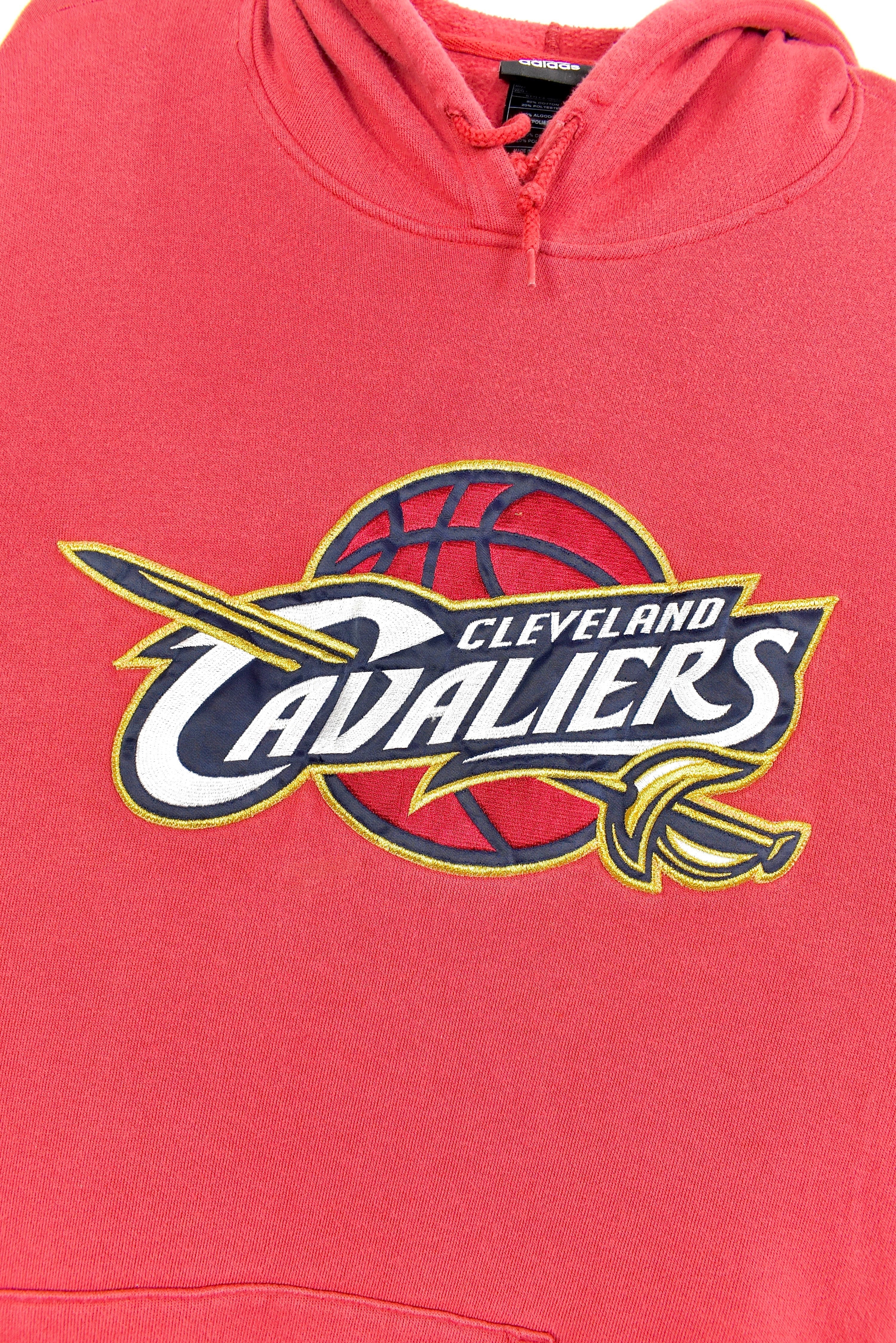 Vintage Cleveland Cavaliers hoodie, NBA red embroidered sweatshirt - AU XL PRO SPORT