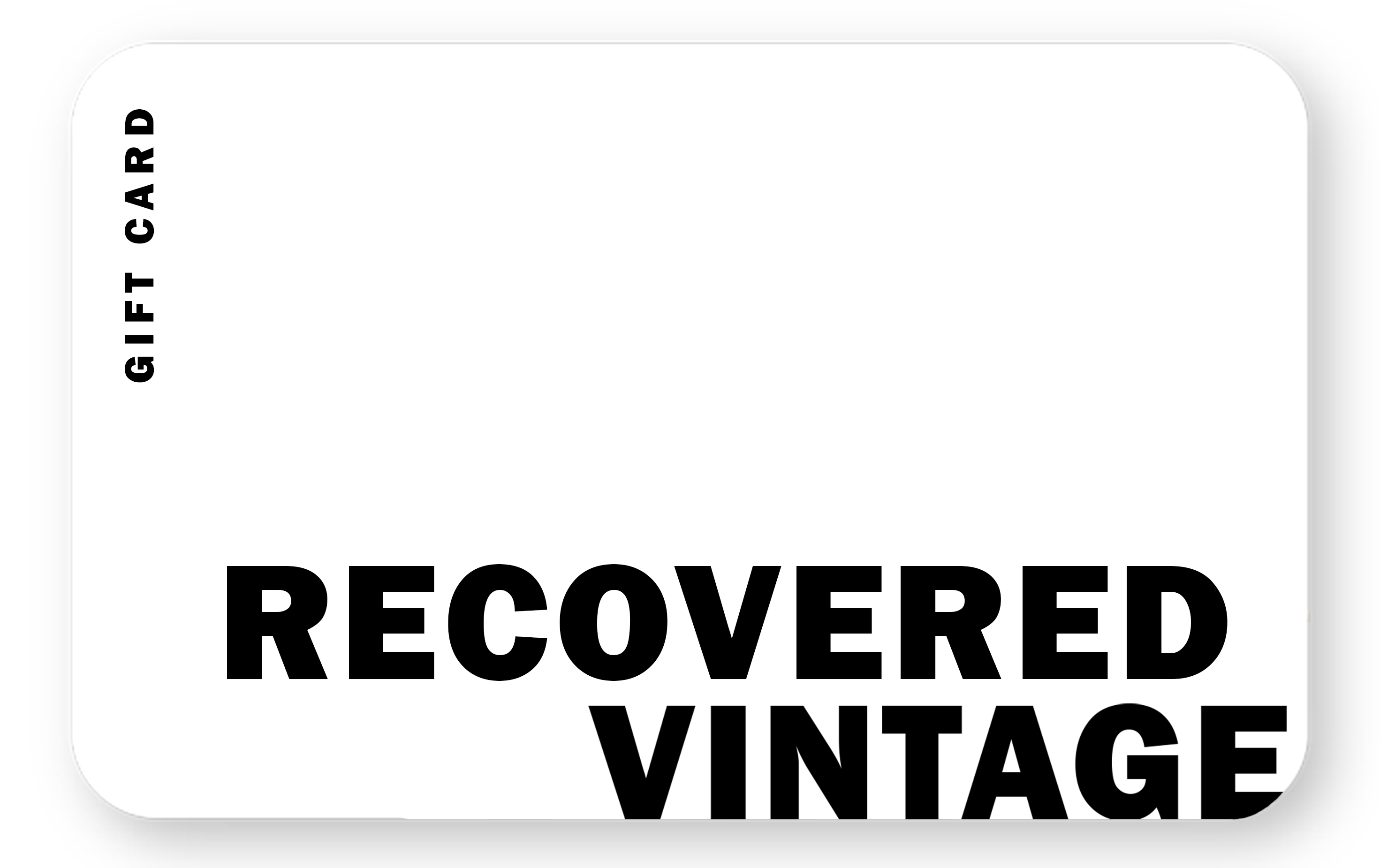 RECOVERED VINTAGE GIFT CARDS