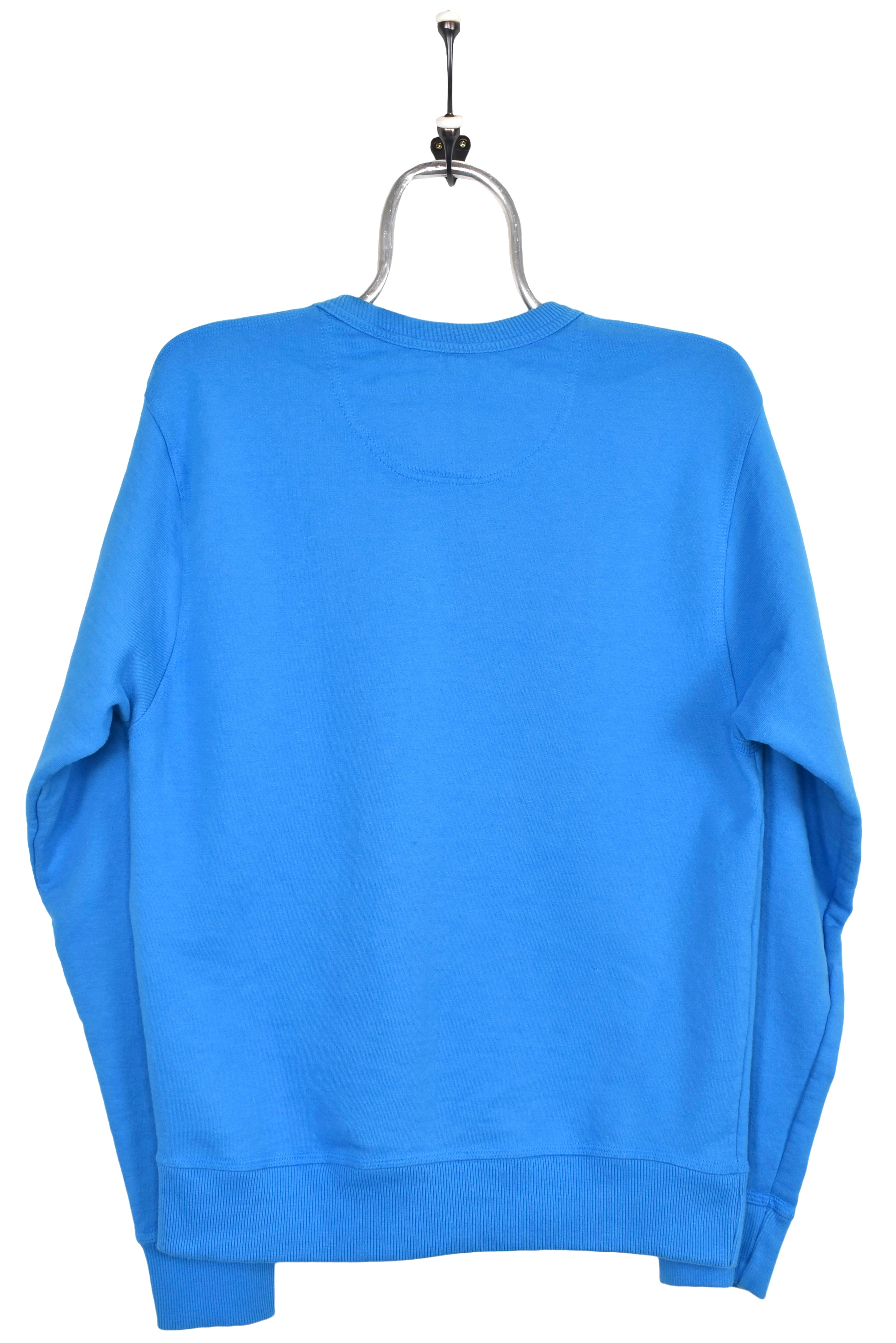 Modern Champion sweatshirt, blue embroidered crewneck - Small