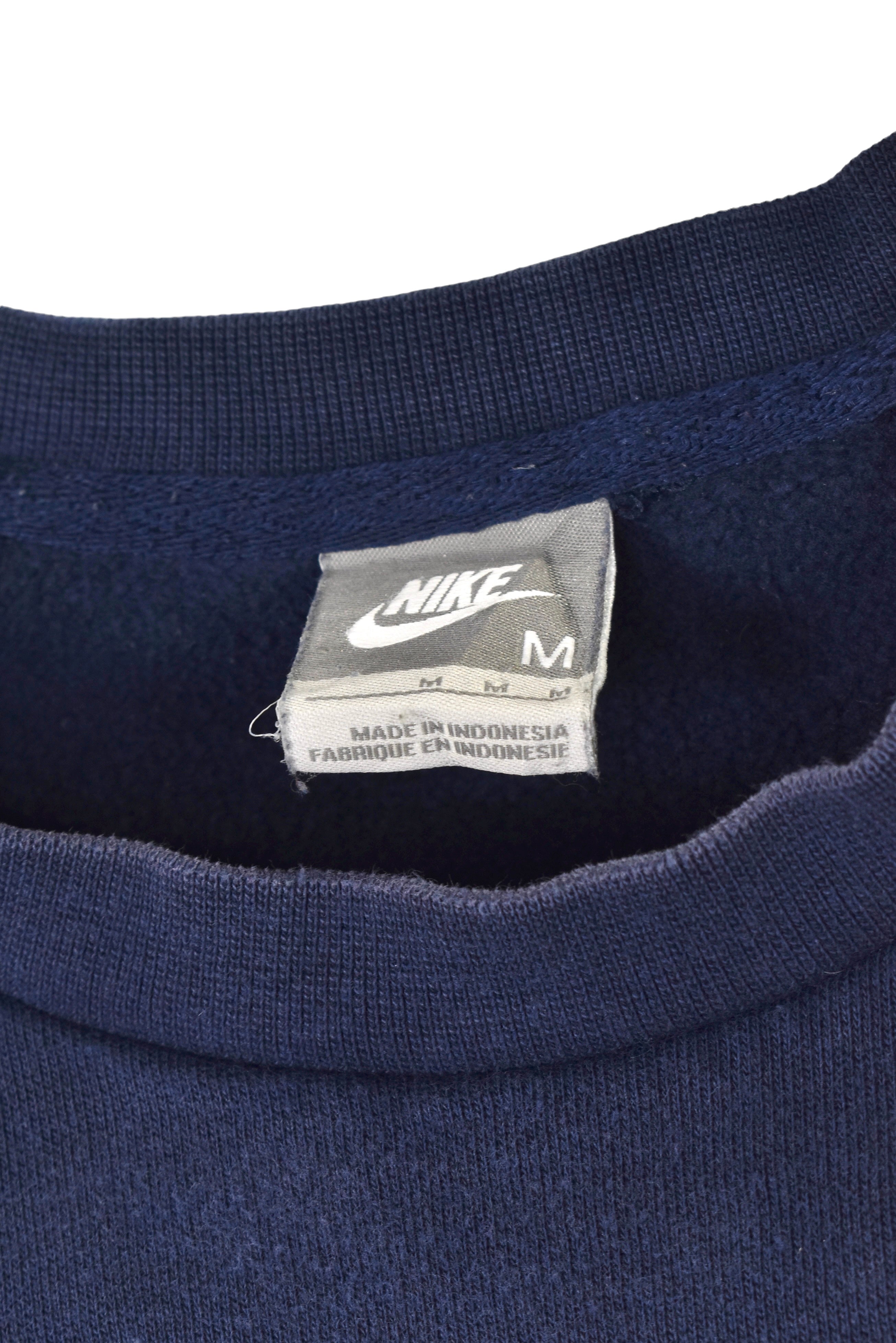 Vintage nike crewneck sweatshirt navy online blu