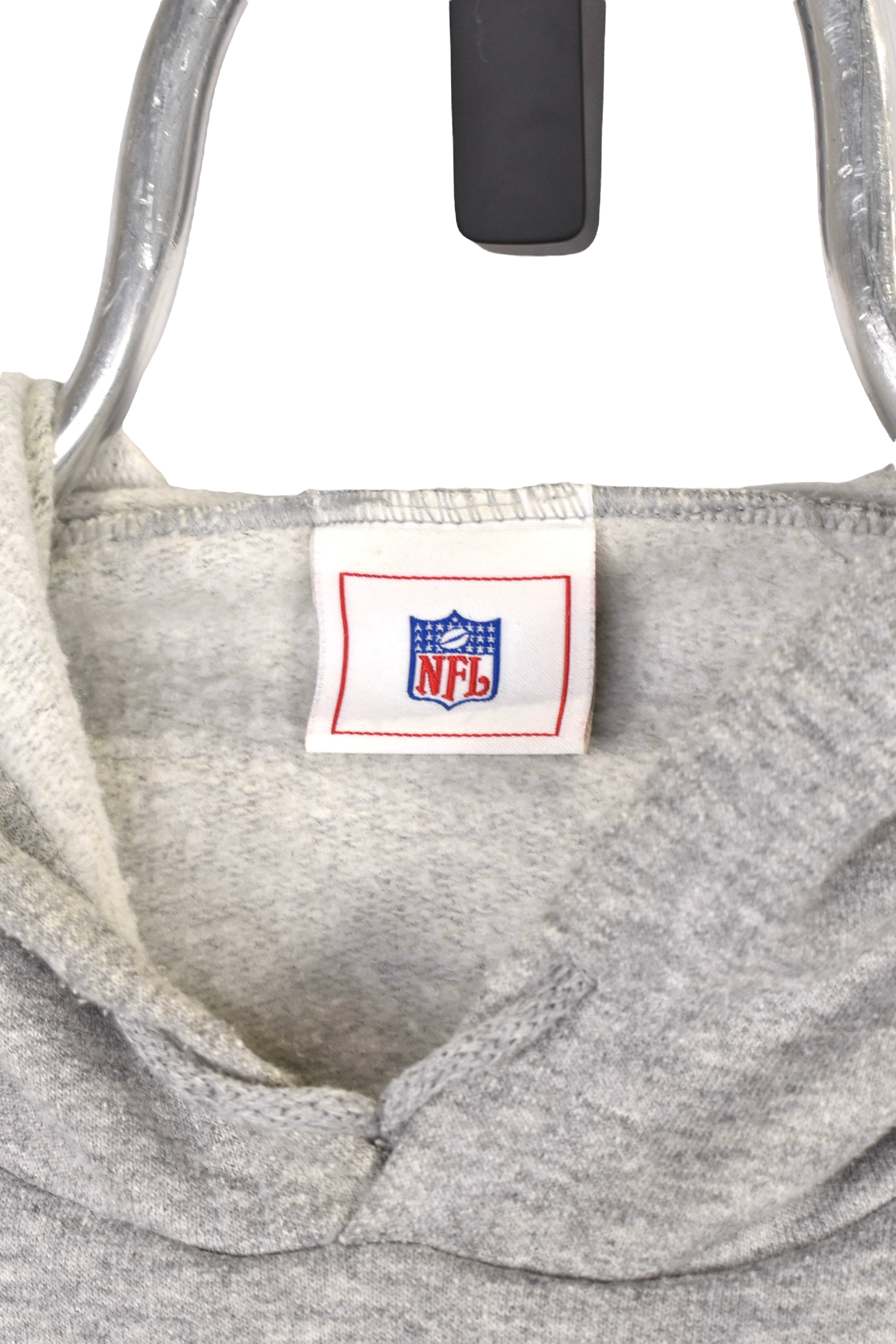 Vintage New York Jets hoodie Large, NFL grey graphic sweatshirt