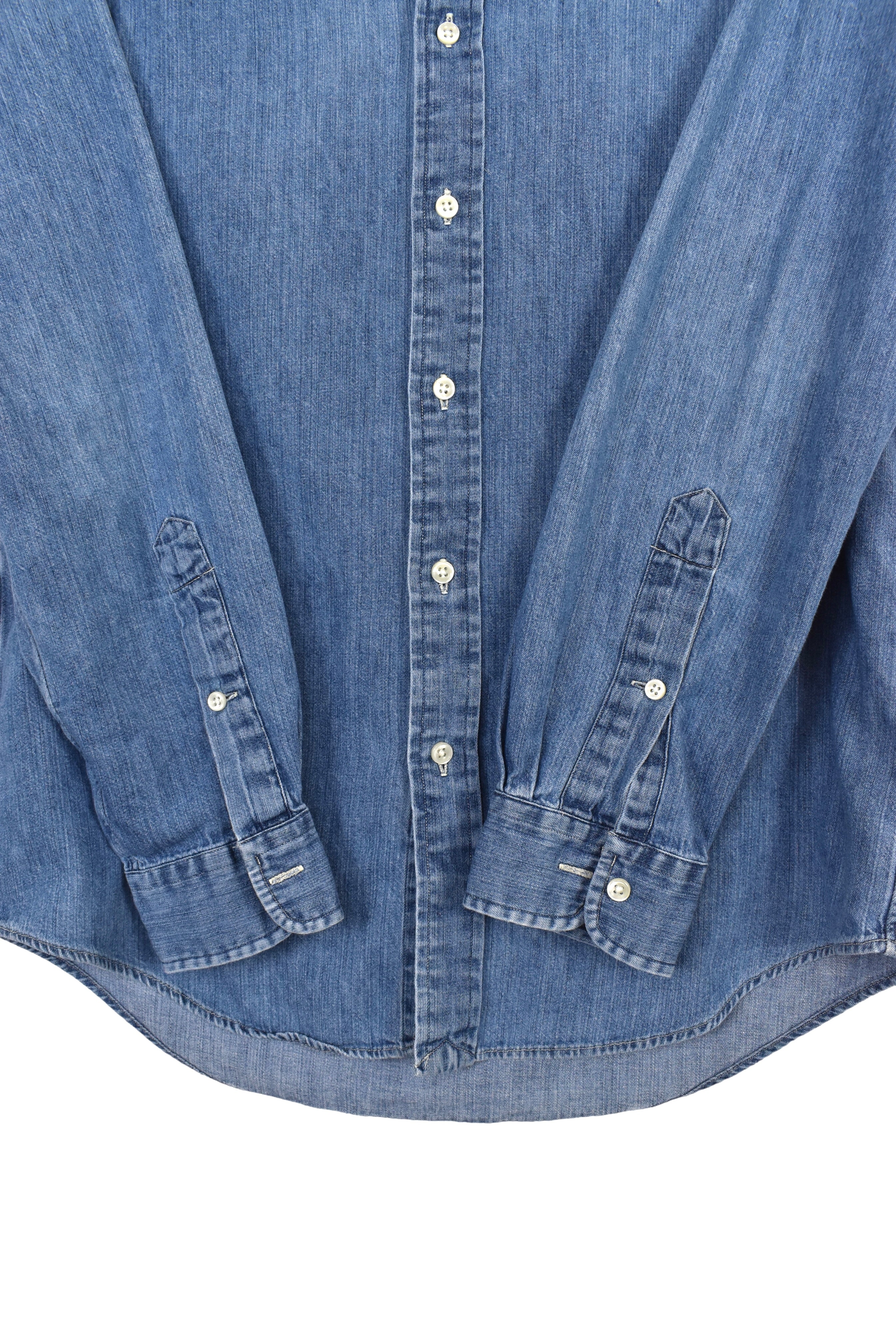 Vintage Ralph Lauren shirt (S), denim embroidered button up