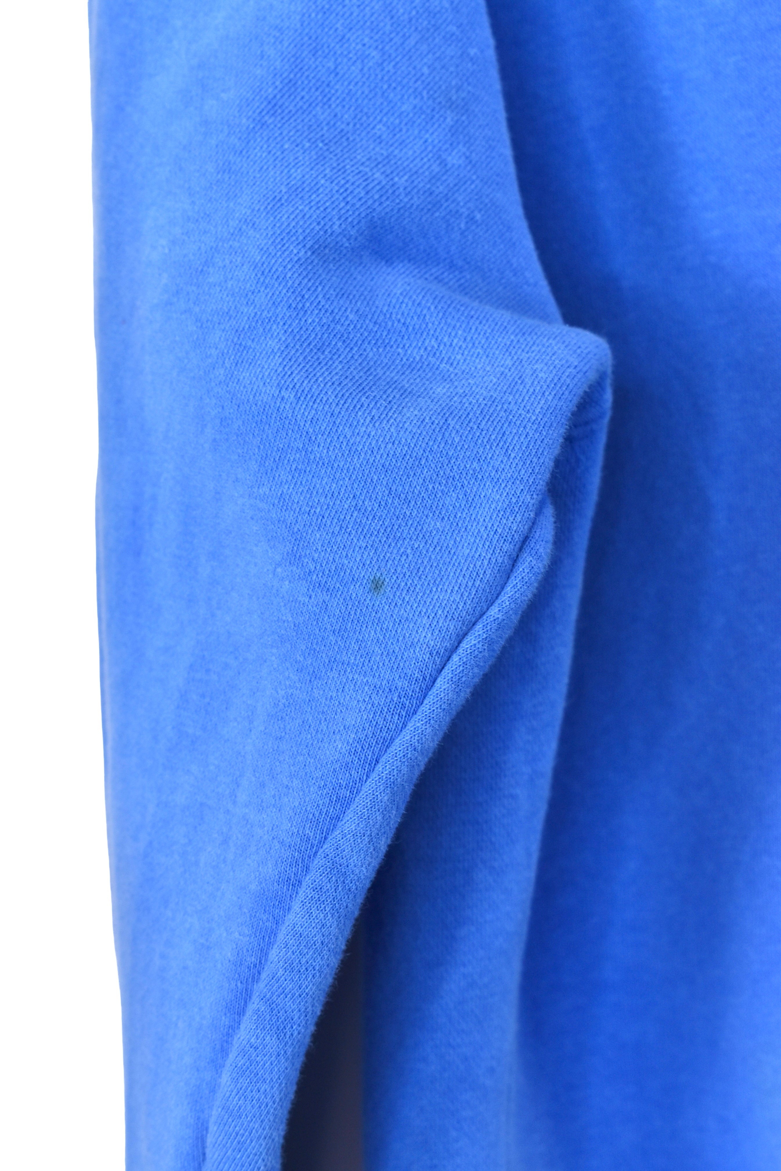 Vintage Nike hoodie, blue embroidered sweatshirt - Medium