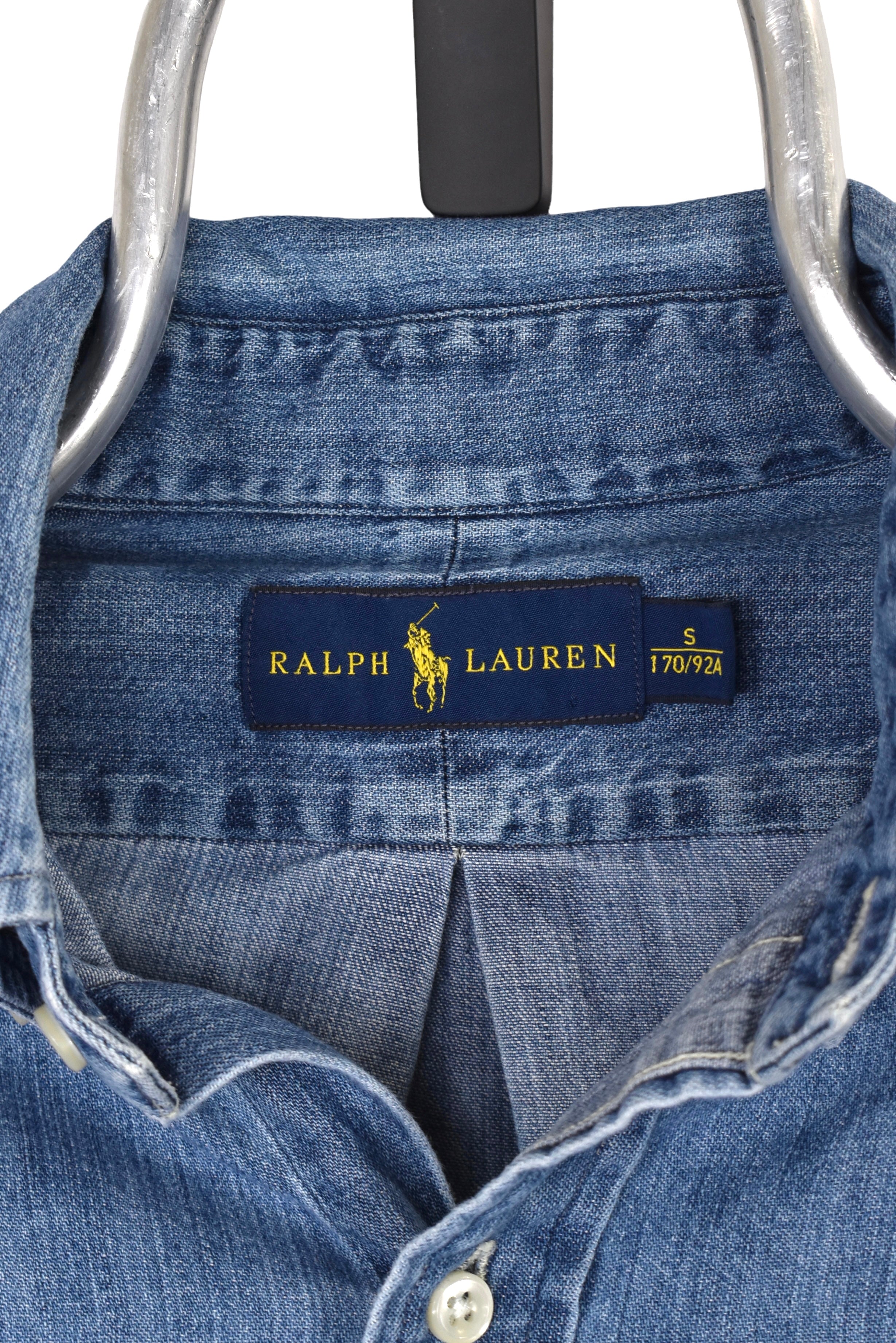 Vintage Ralph Lauren shirt (S), denim embroidered button up