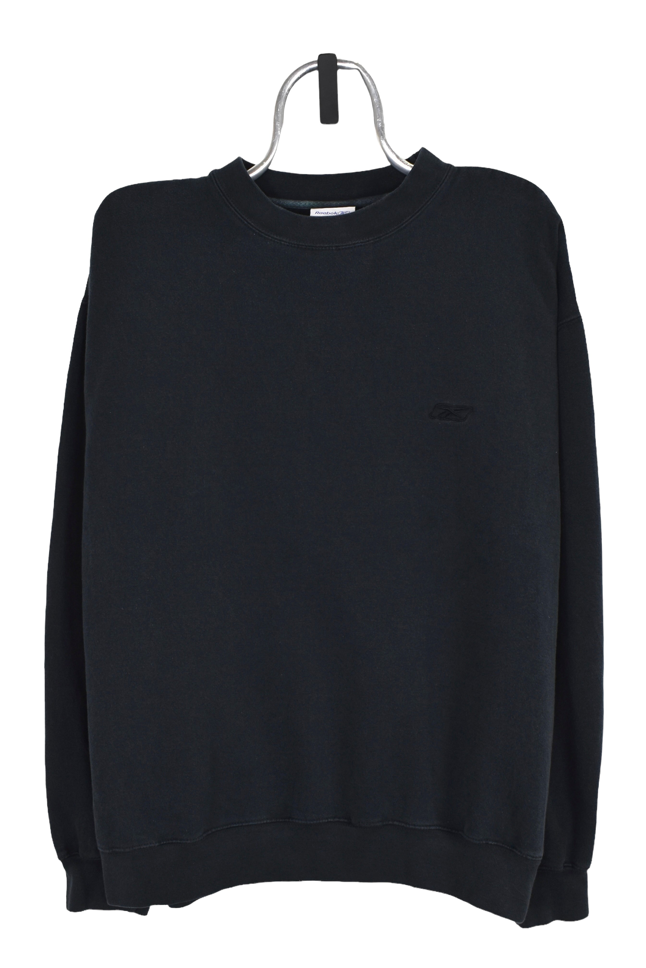 Vintage Reebok sweatshirt (2XL), black embroidered crewneck