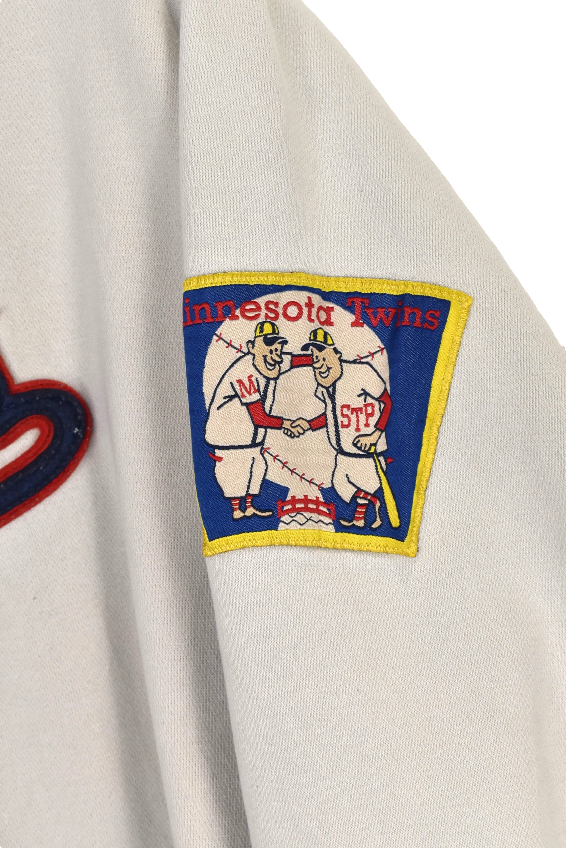 Vintage Minnesota Twins hoodie (L), cream MLB sweatshirt