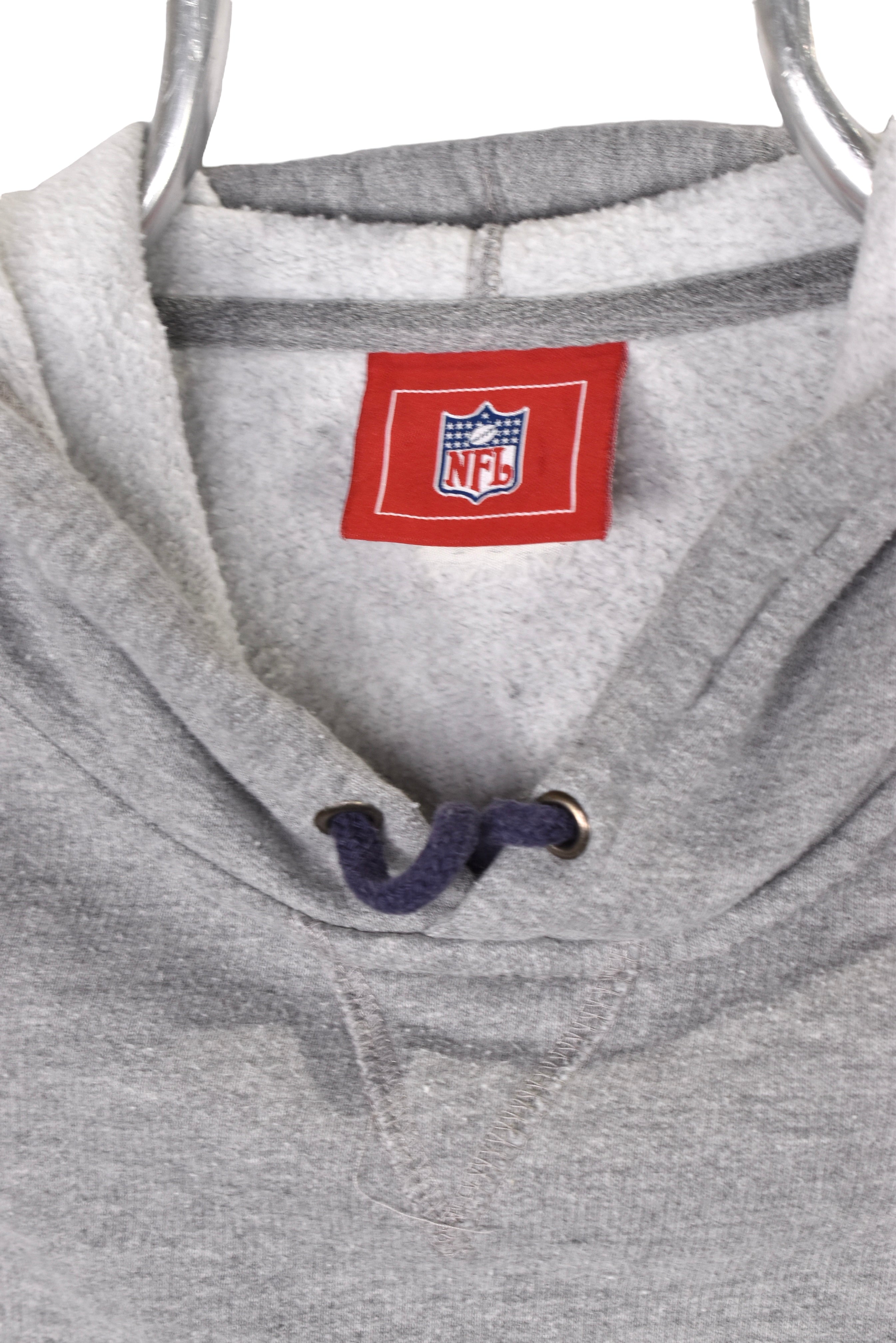 Vintage Chicago Bears hoodie (2XL), grey NFL embroidered sweatshirt