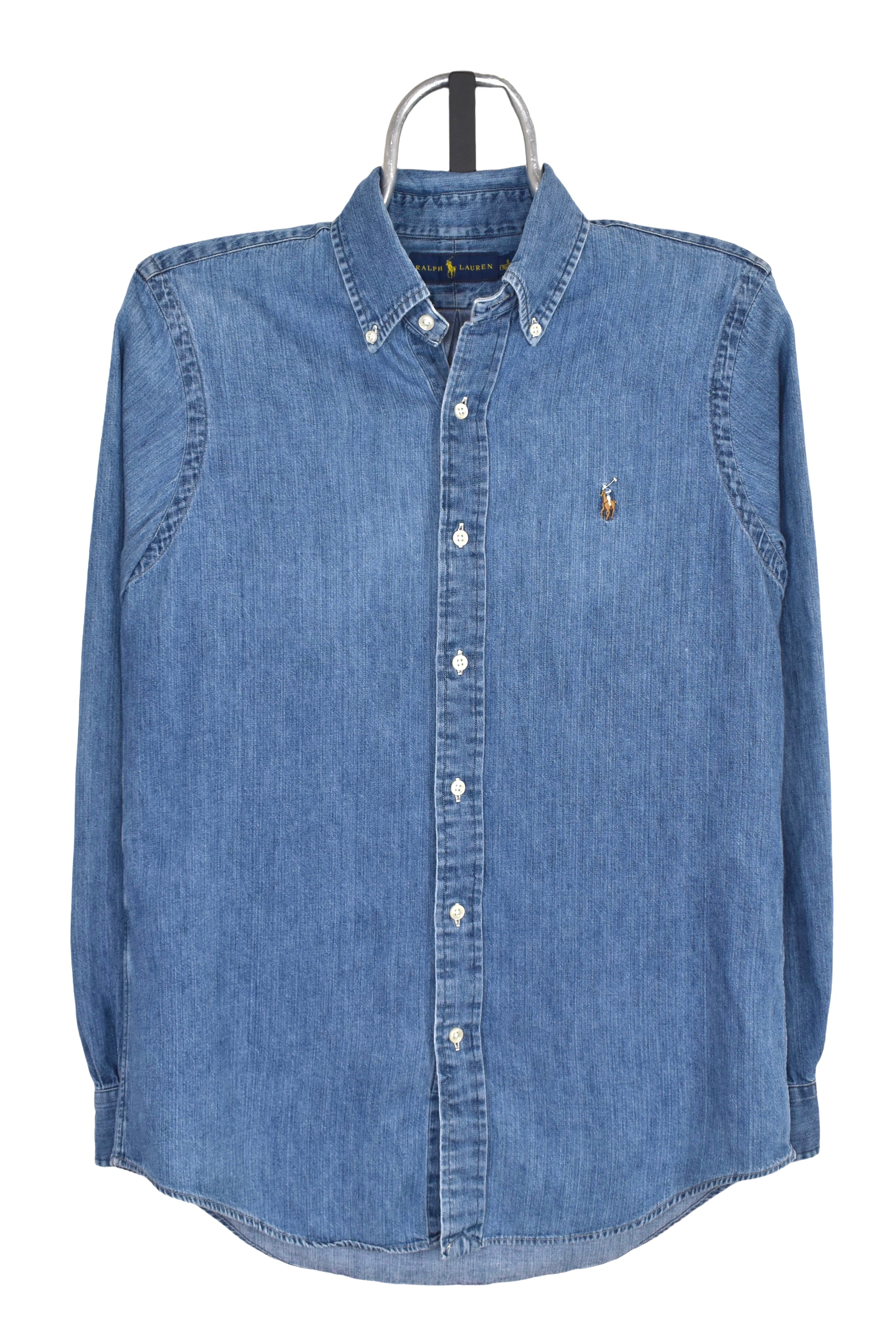 Polo by Ralph Lauren, Shirts, Polo Ralph Lauren 3xb Long Sleeve Button  Down Shirt Crest Number Big Pony Blue
