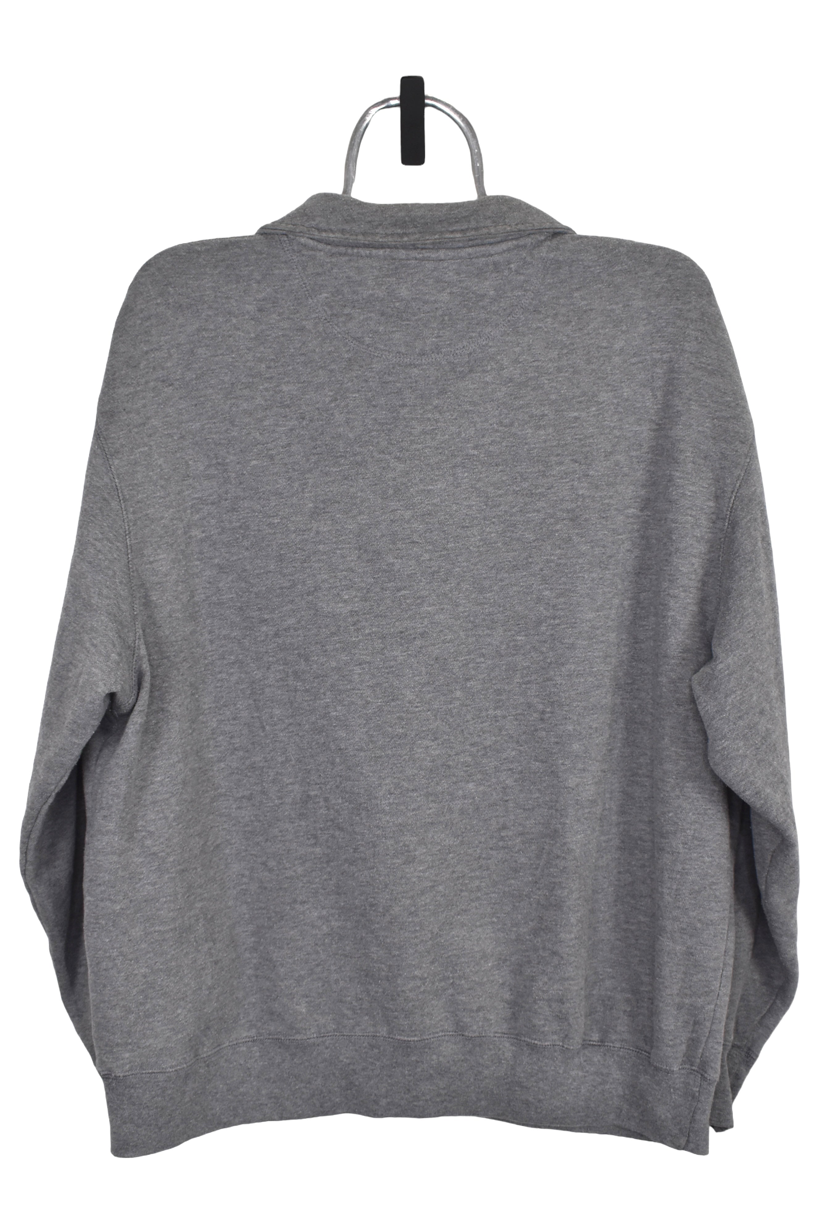 Vintage University of Oregon 1/4 zip (L), grey sweatshirt